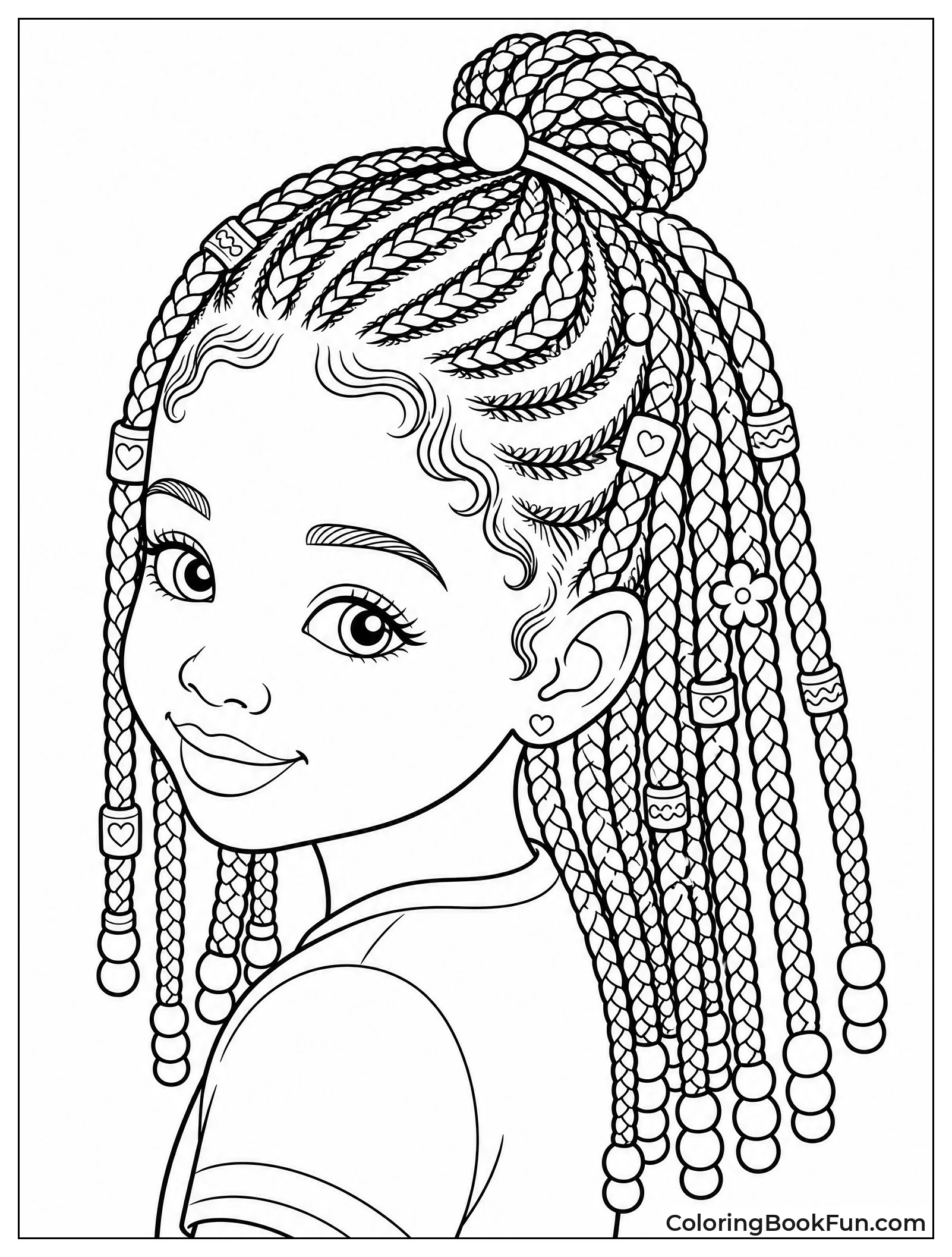Close Up of Braided Hair