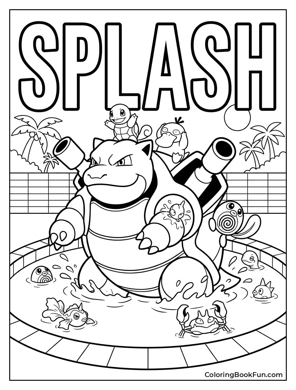 Blastoise Slides for Pokemon Friends