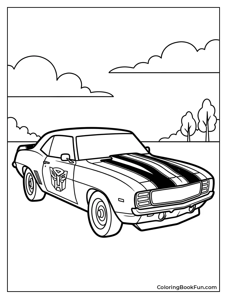 Bumblebee in Sleek Camaro