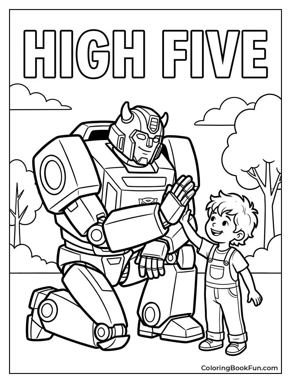 Bumblebee High Fives Child