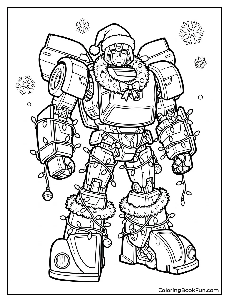 Bumblebee Decorated for Holiday