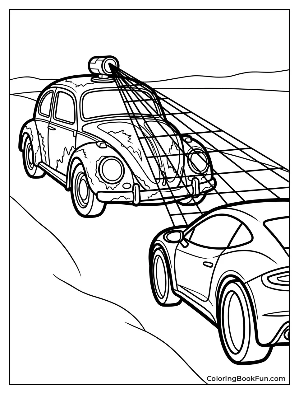 Bumblebee Scans Shiny New Car