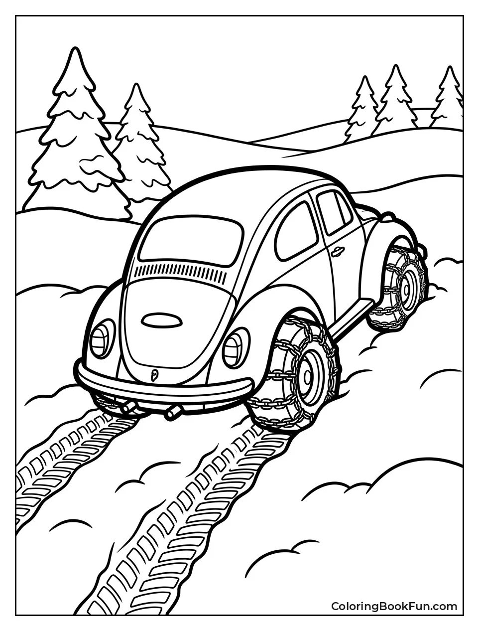 Bumblebee Patrols Snowy Mountain