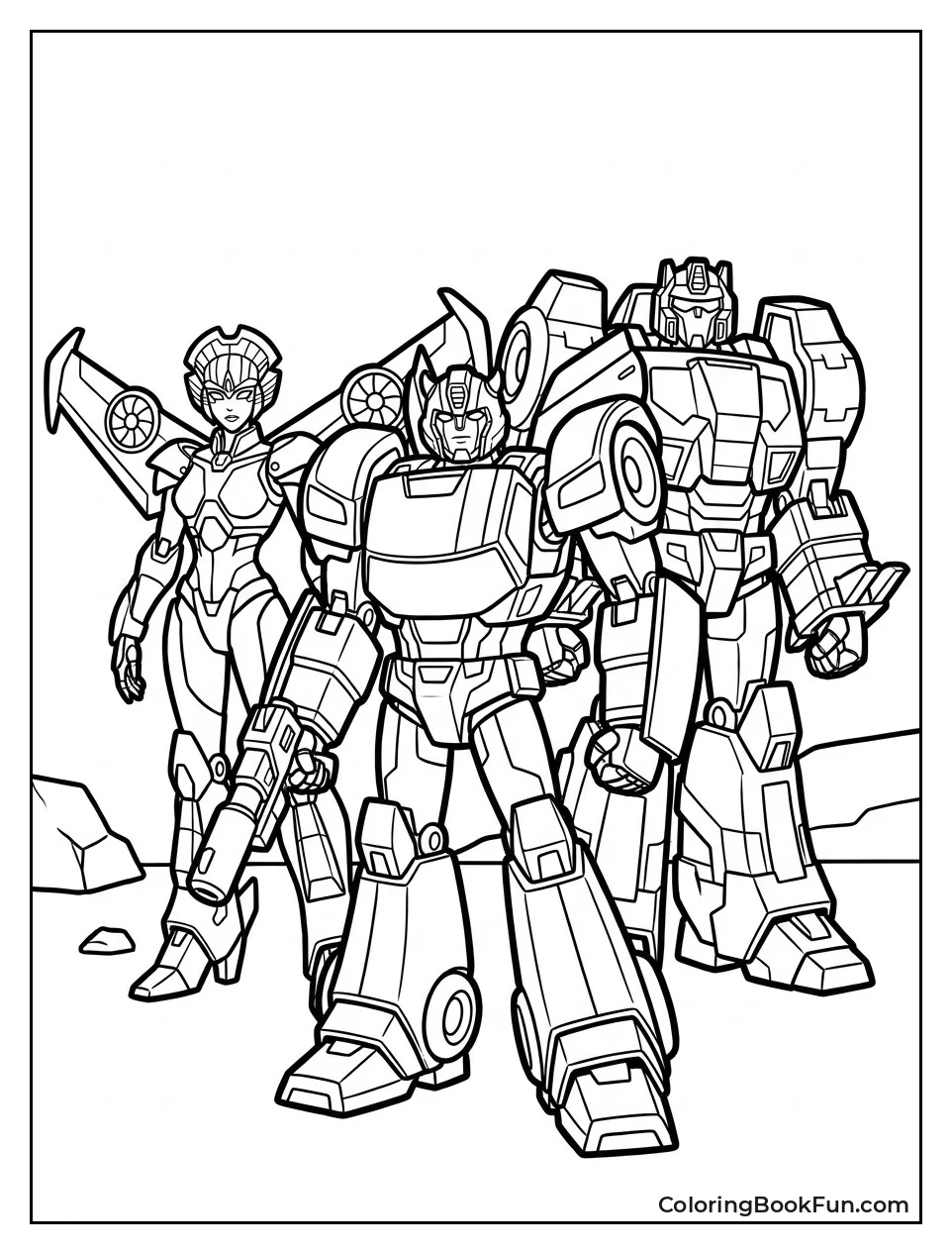Bumblebee Stands with Team