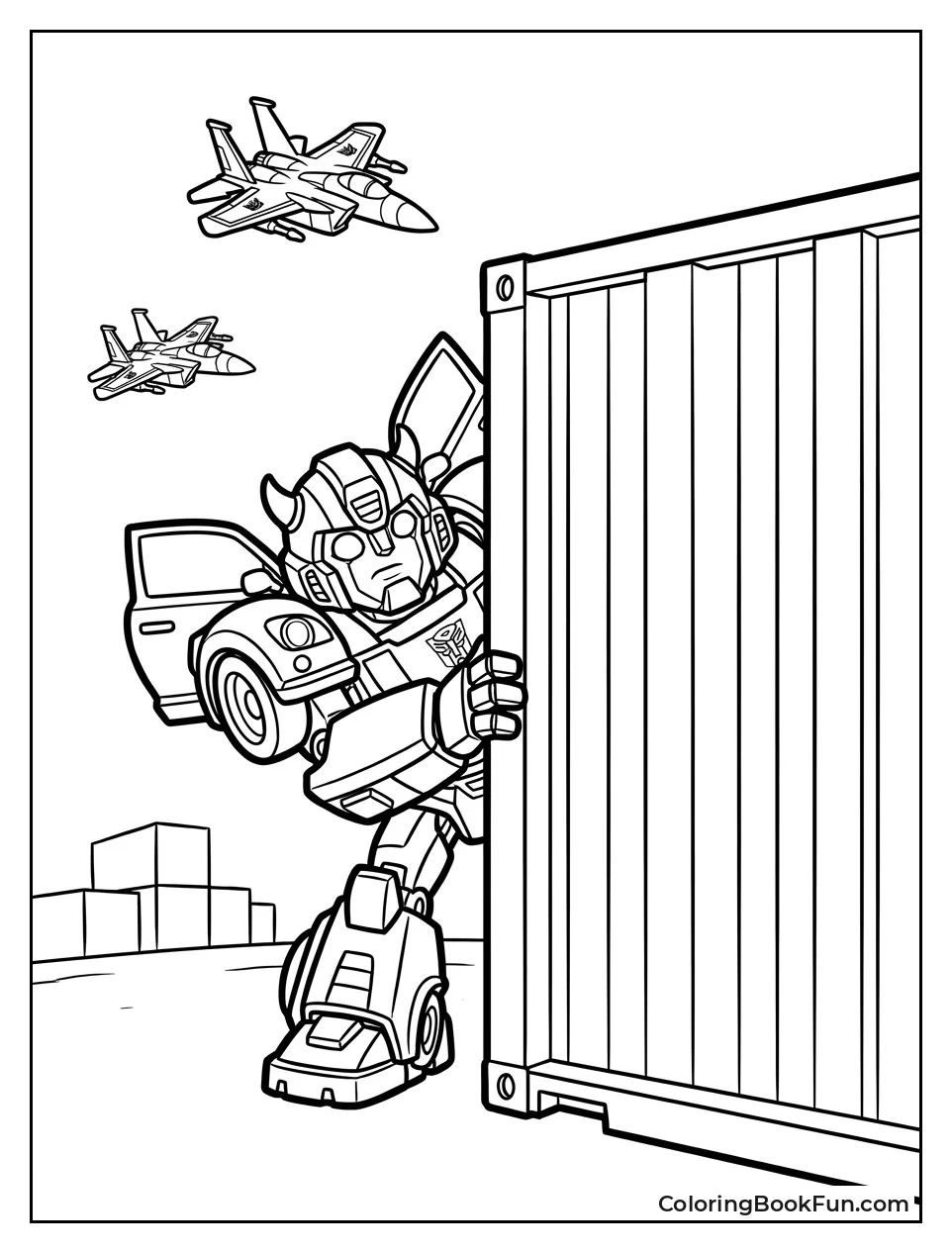 Bumblebee Sneaks in Stealth Mission