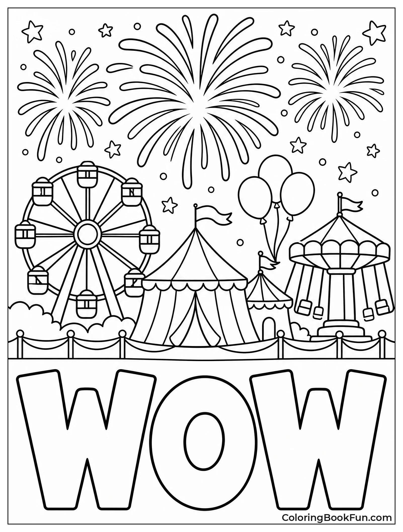 Fireworks Lighting Up Night Sky