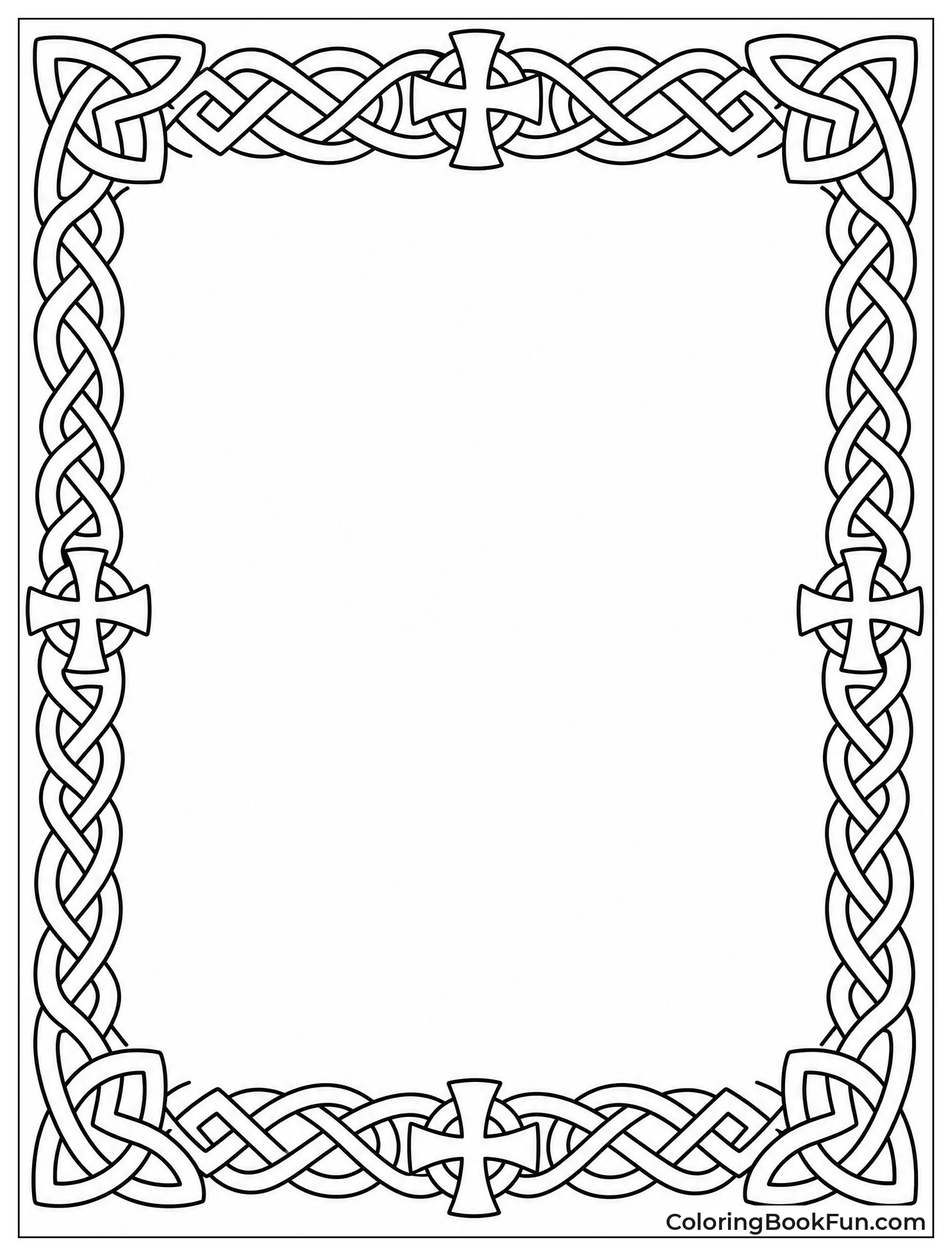Celtic Knot Border for Prayer