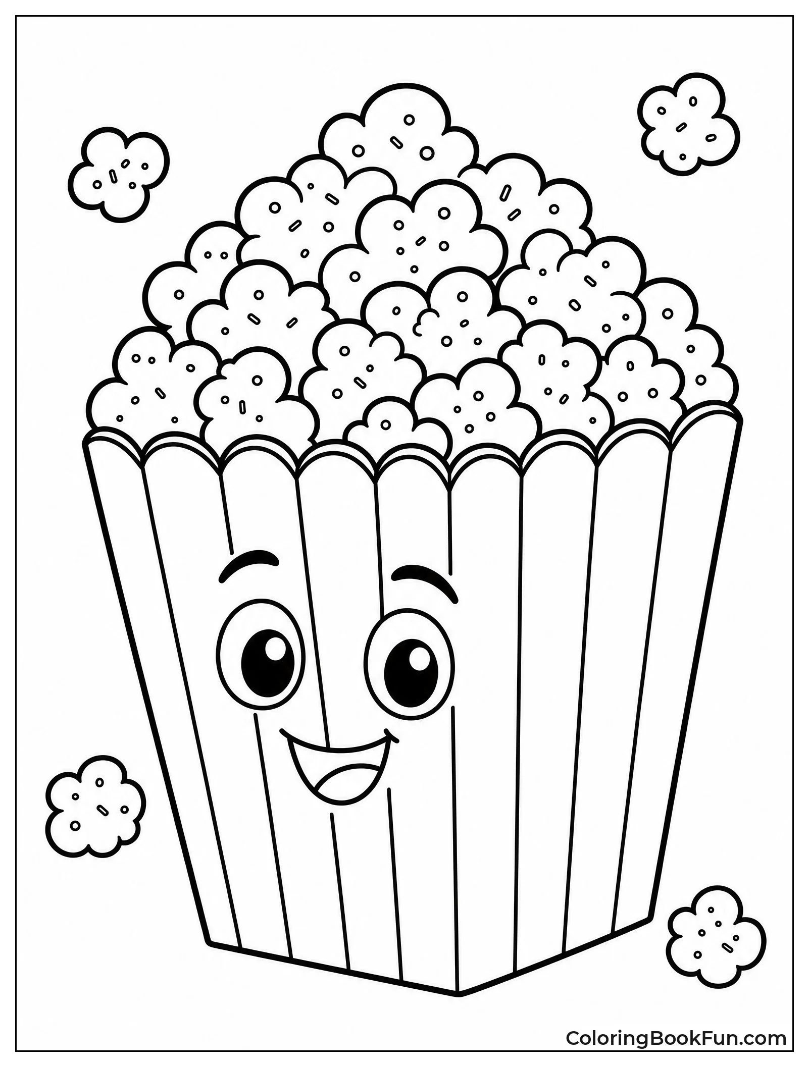 Cheesy Popcorn in Take-Home Box