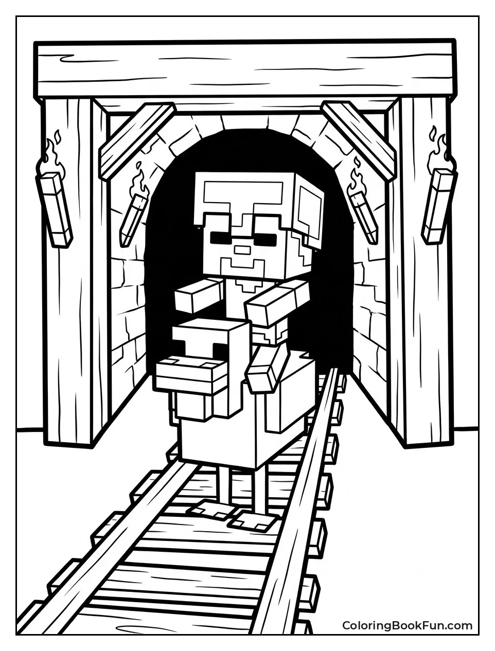 Emerging from Dark Mineshaft