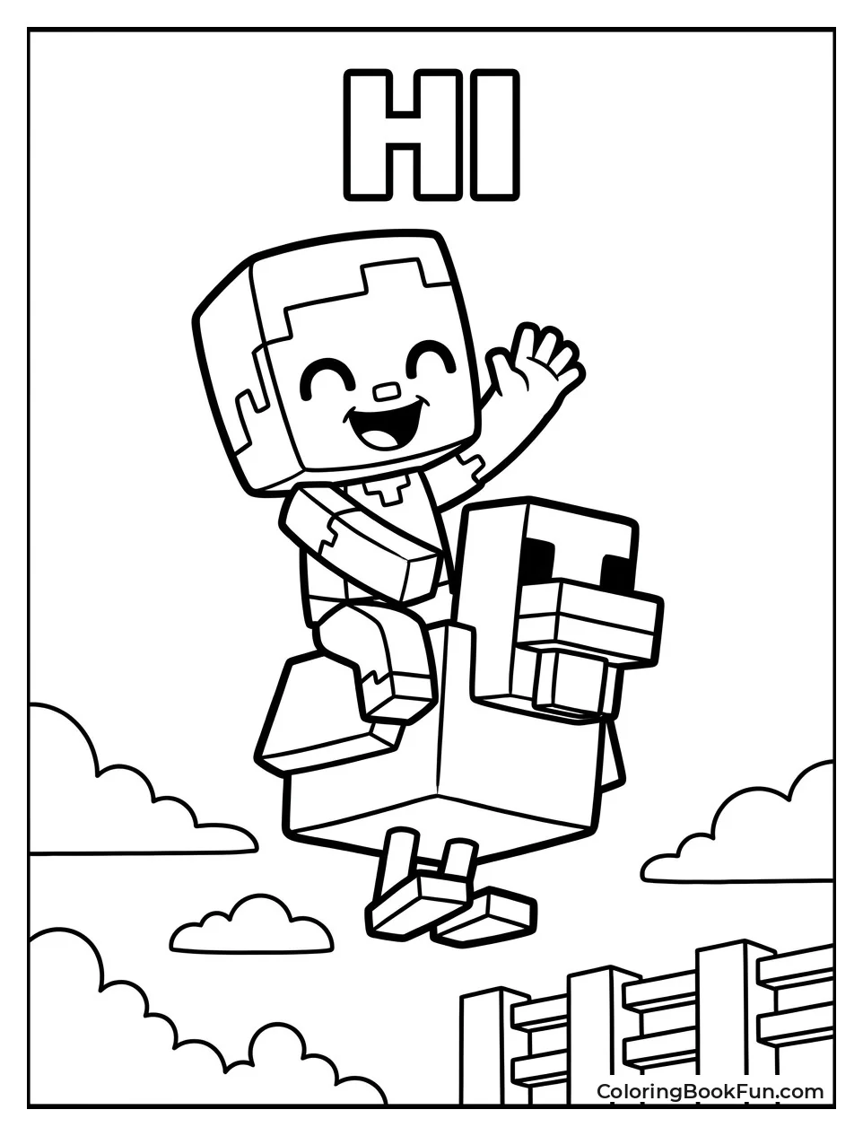 Baby Zombie Waving Hello
