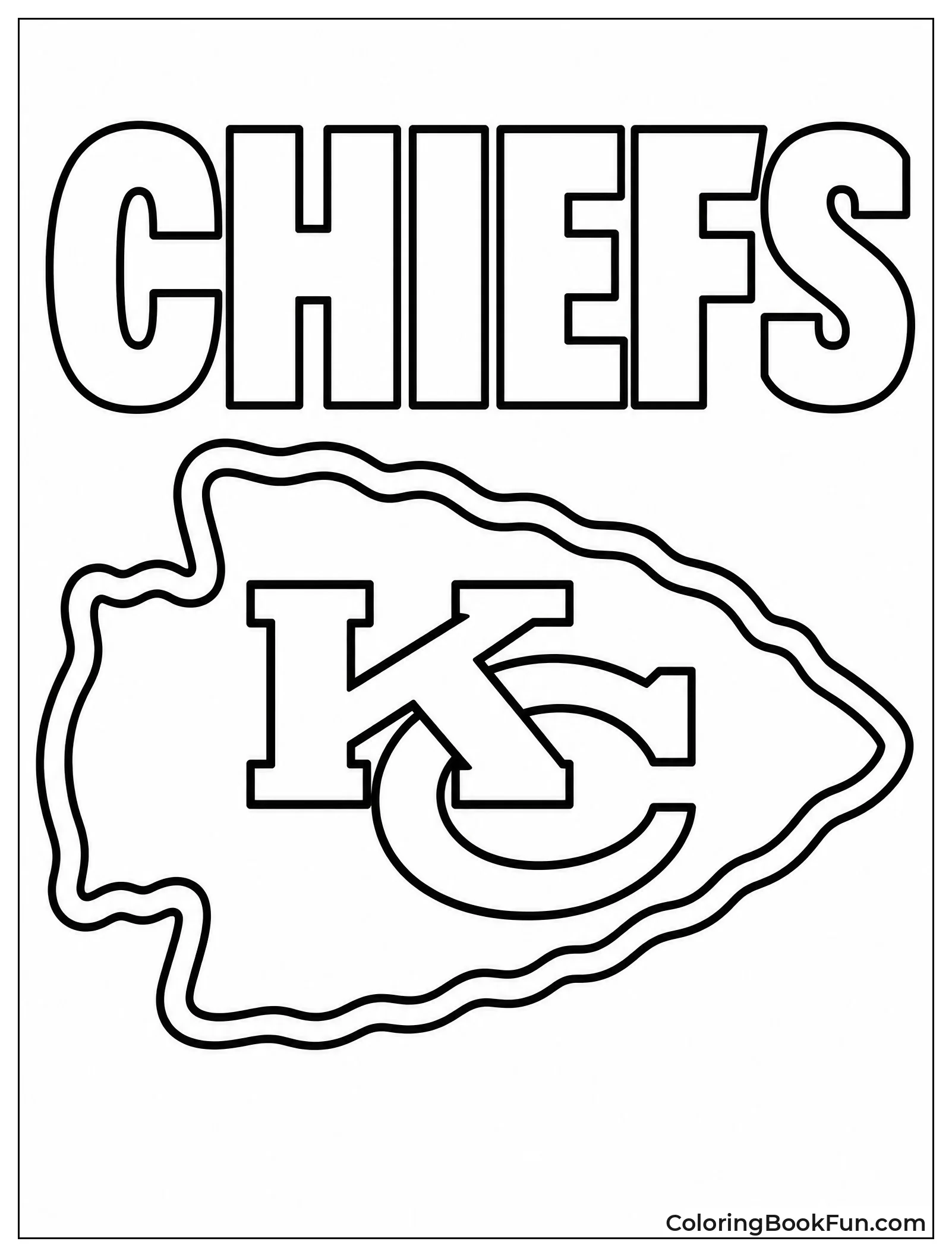 Big Arrowhead Chiefs Logo