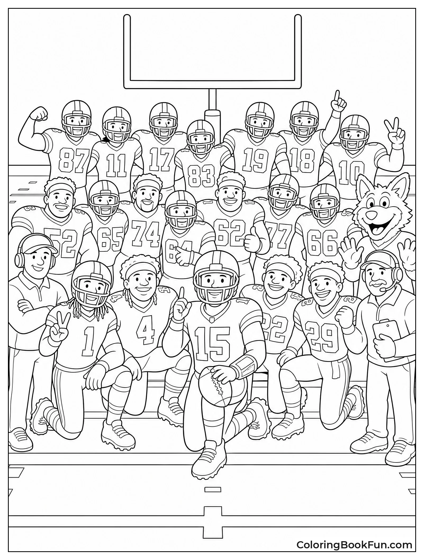 Whole Team Posing Together