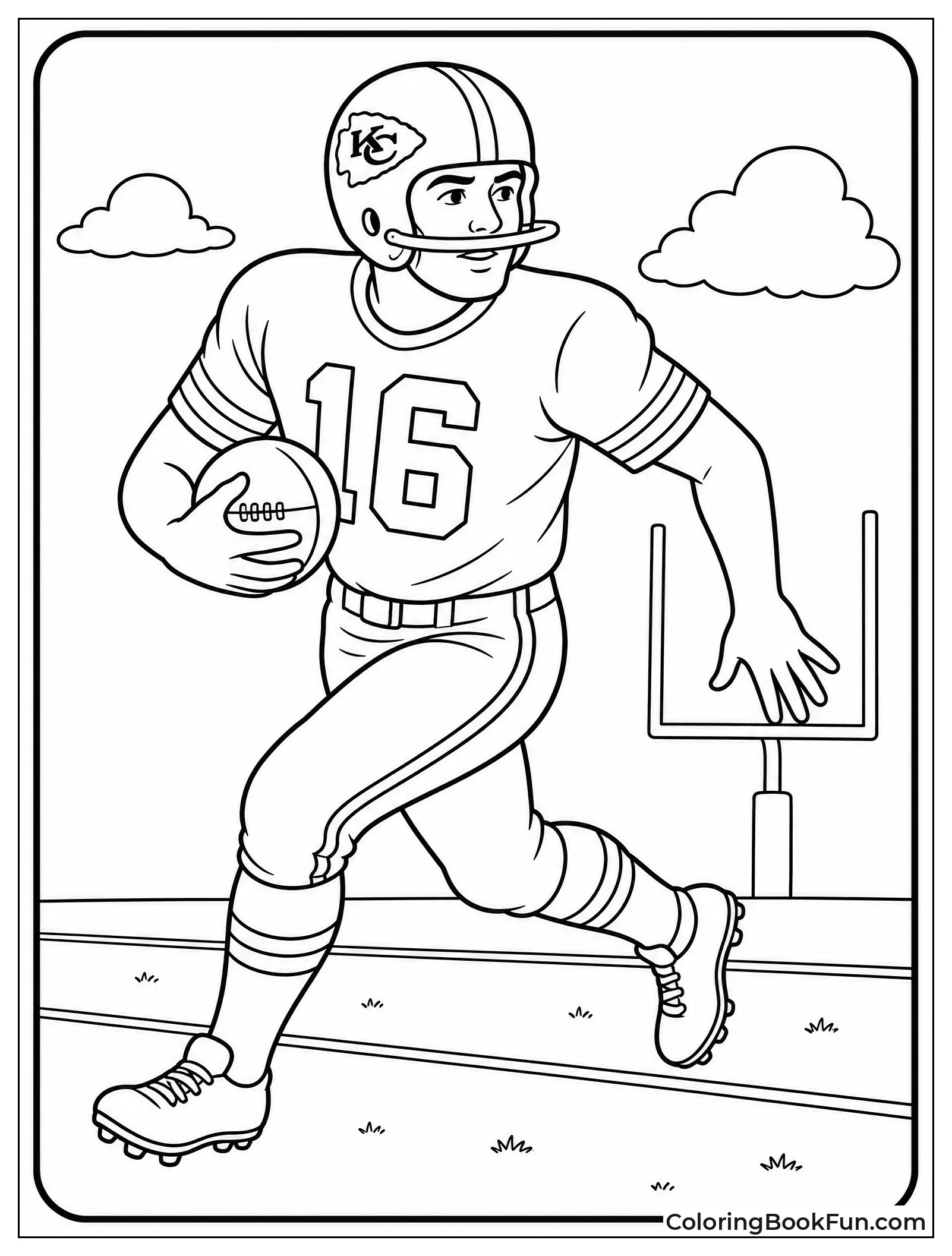 Vintage Player with Old Helmet
