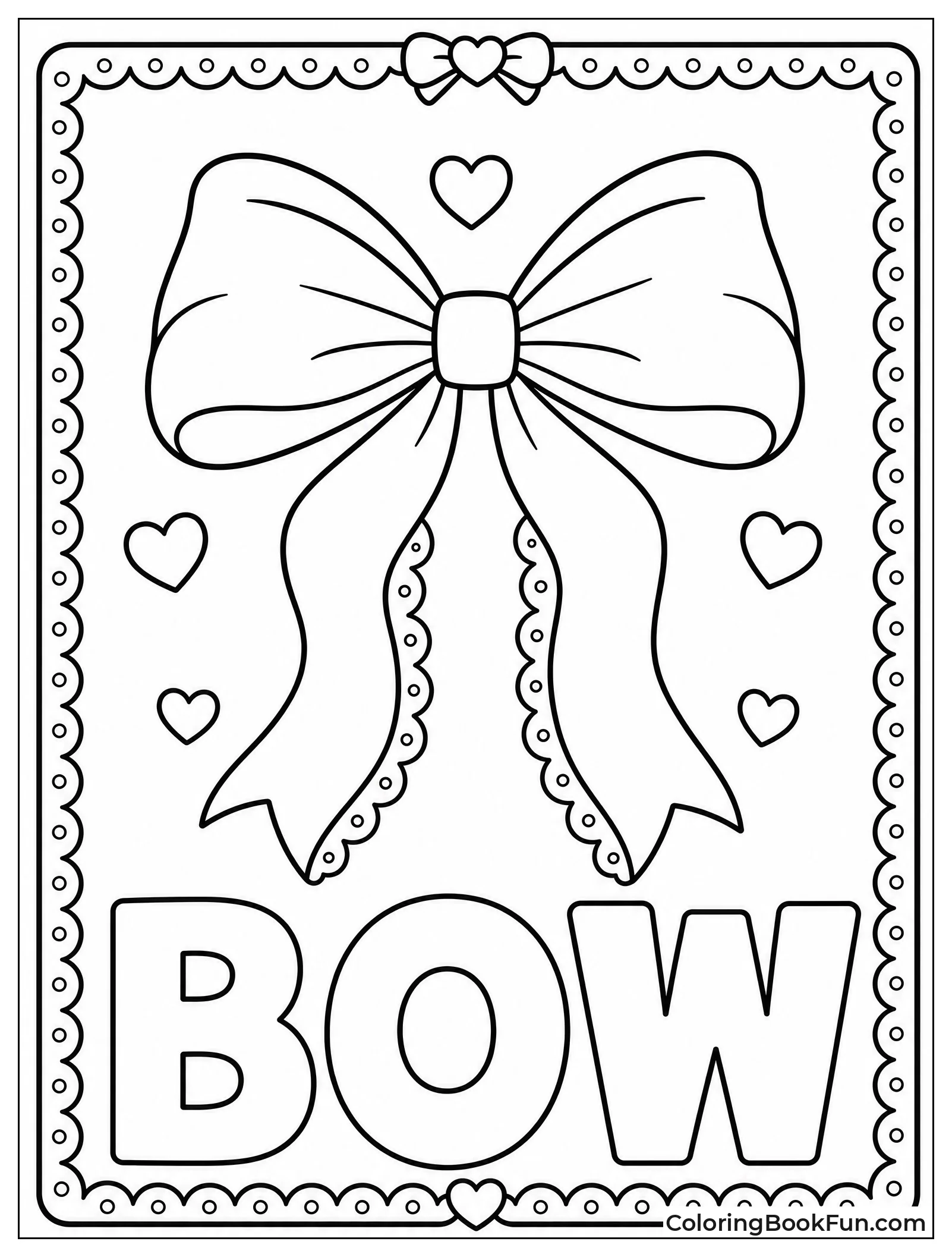 Large Simple Satin Bow