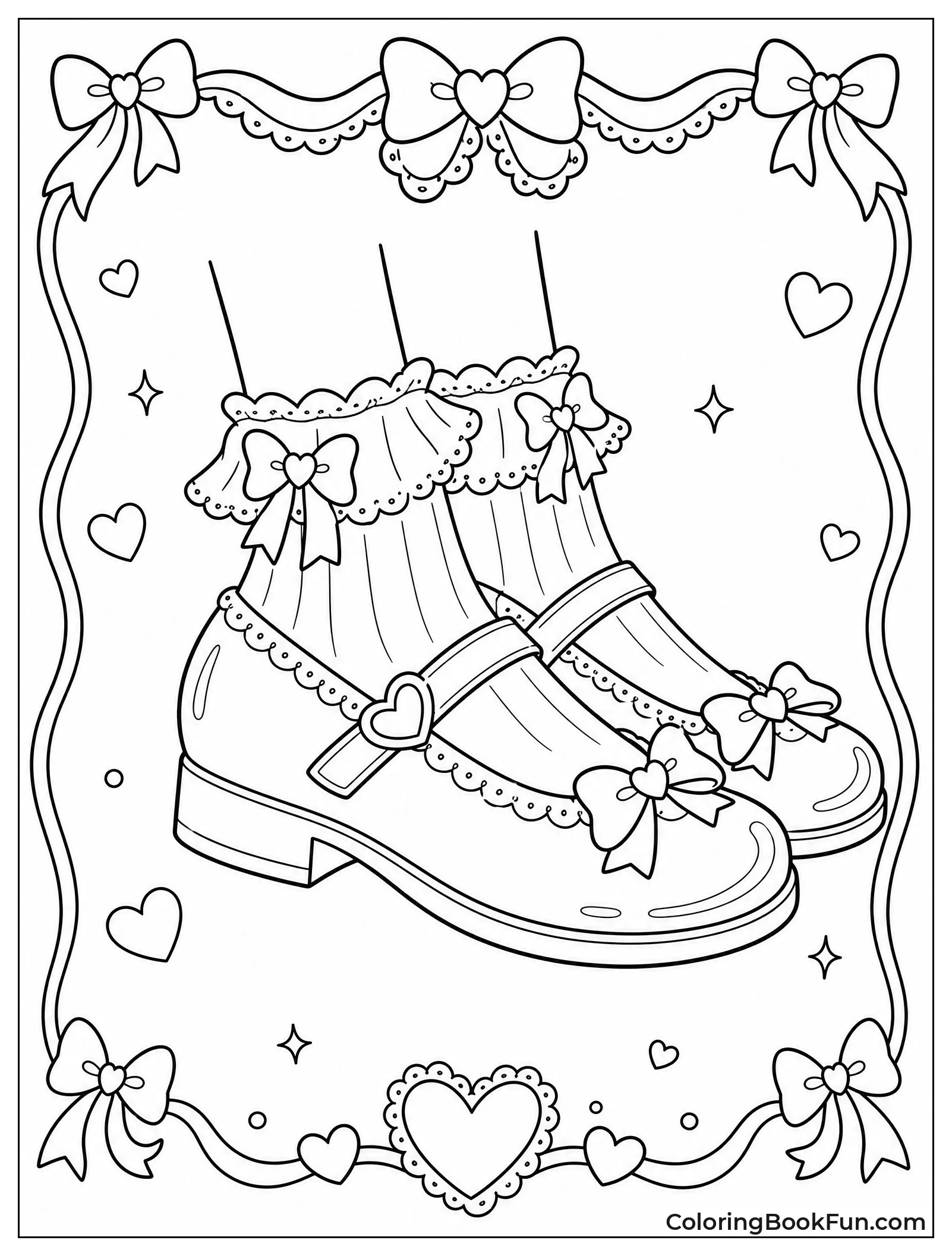 Mary Jane Shoes with Socks