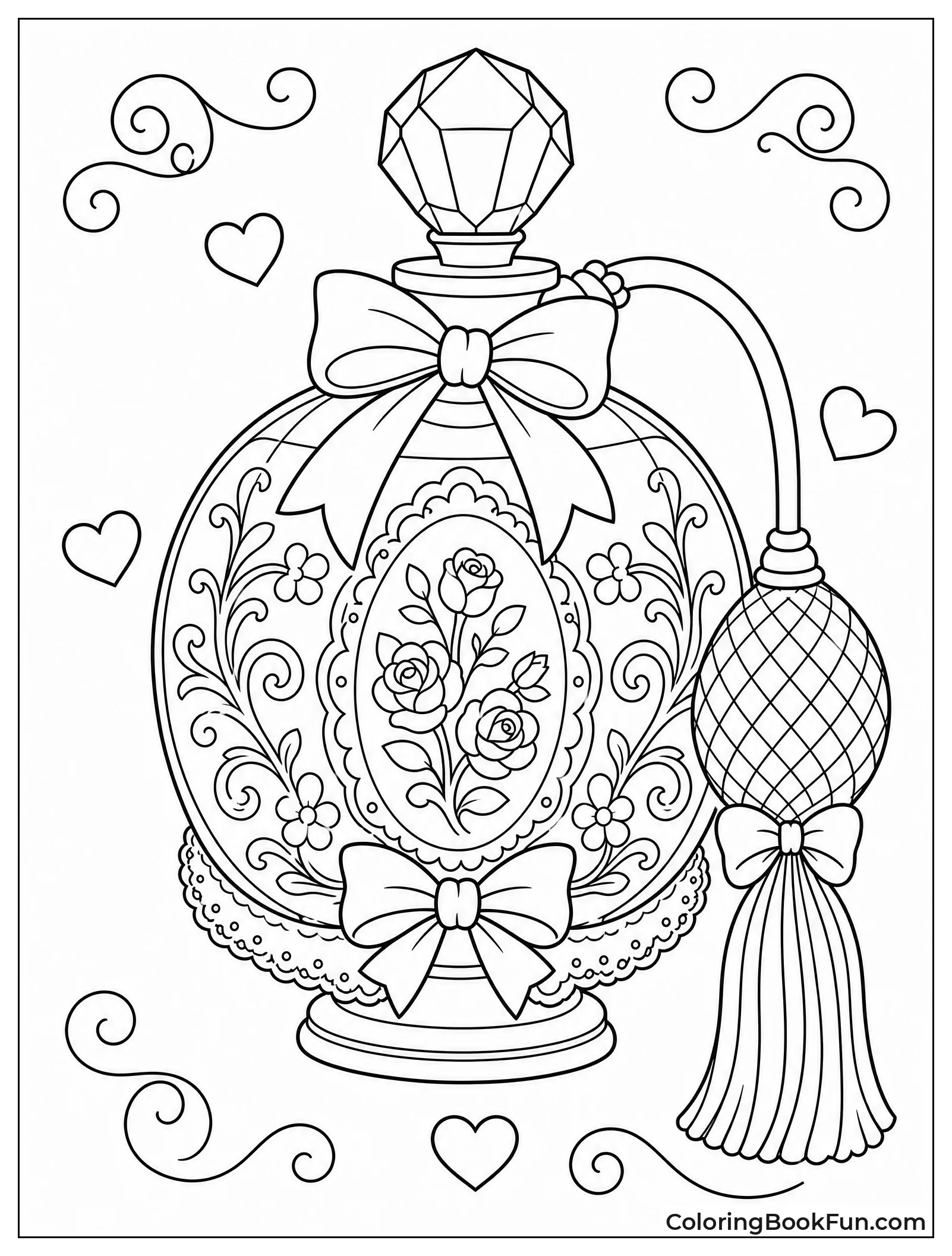 Ornate Vintage Perfume Bottle