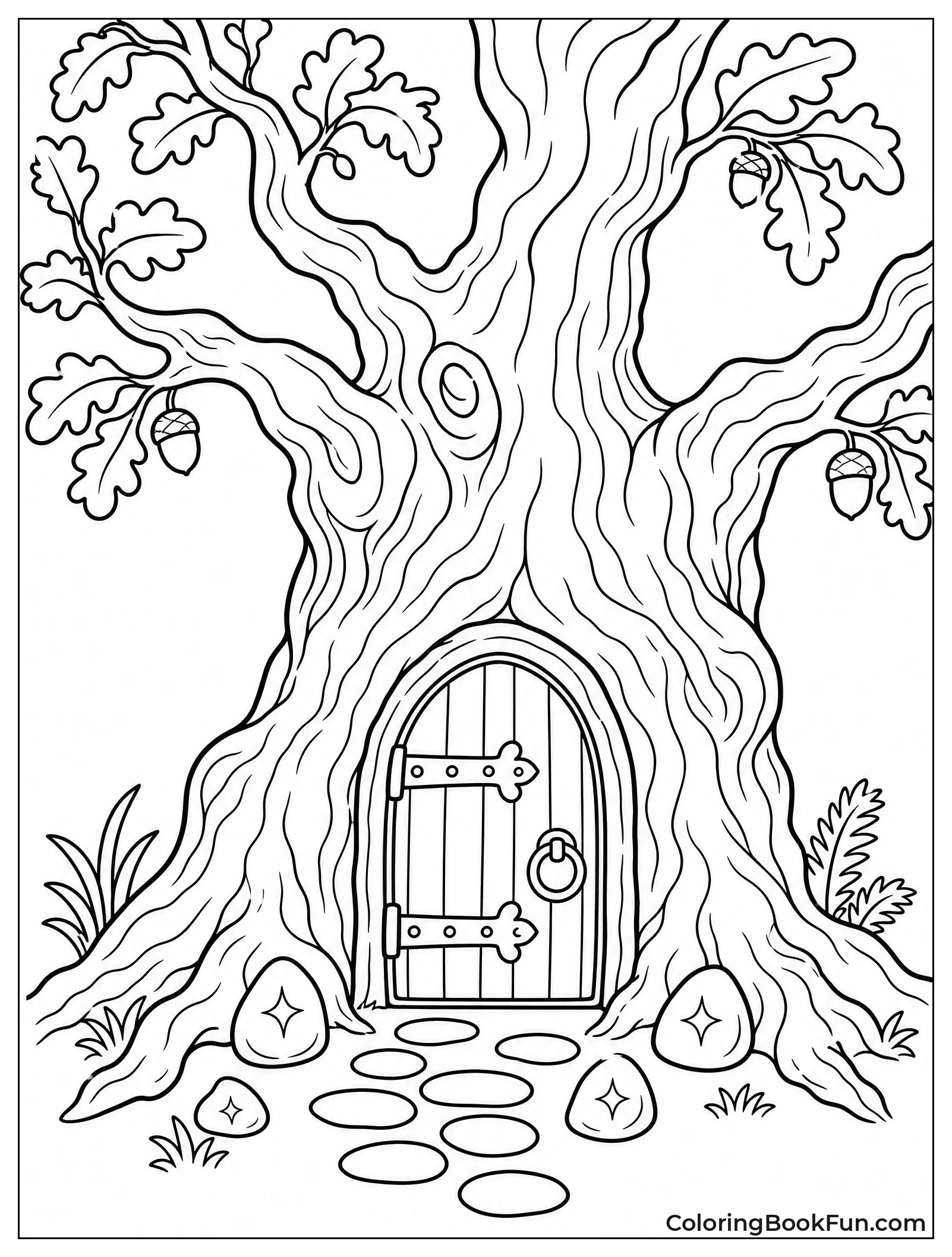 Tiny Door in an Old Oak