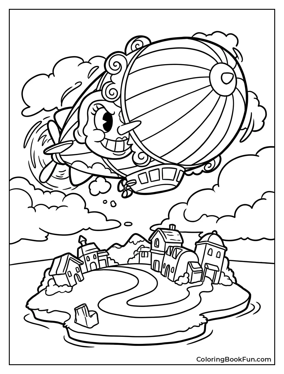 Hilda Turning Into Zeppelin