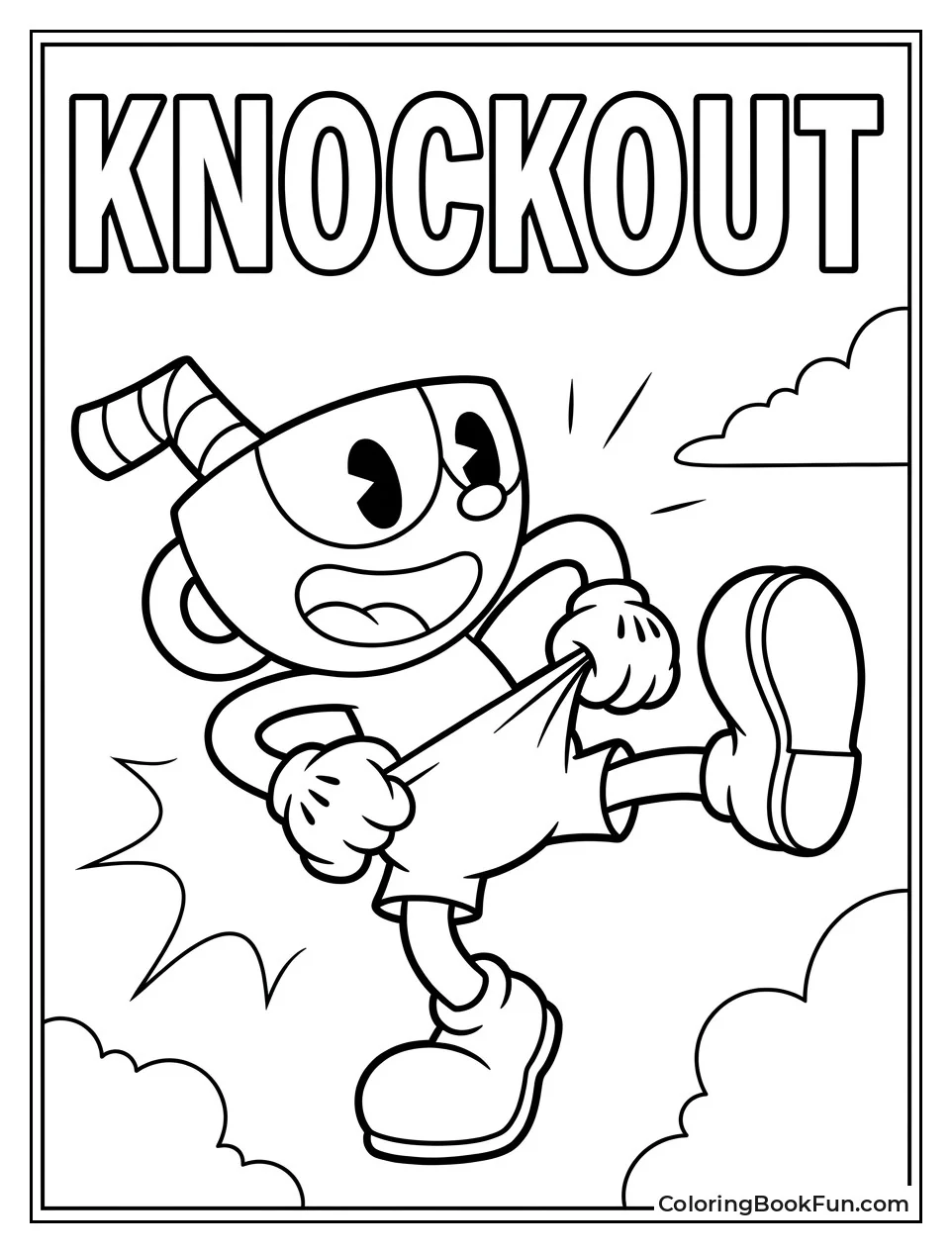 Cuphead Doing Victory Dance
