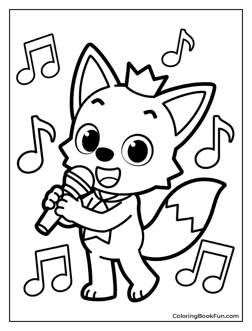 Pinkfong Sings with Music Notes