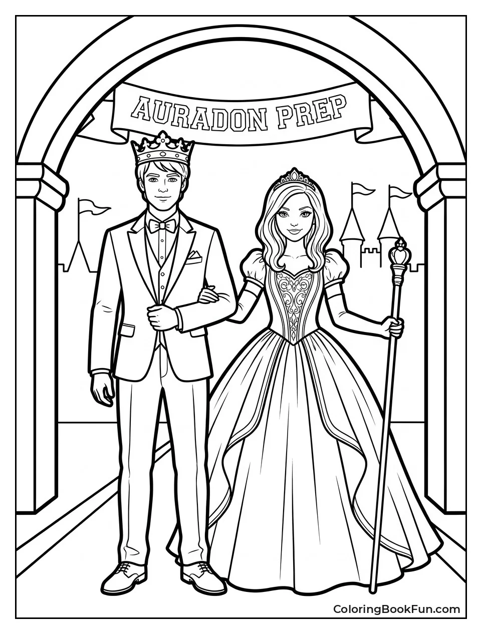 Ben Stands with Mal at Coronation