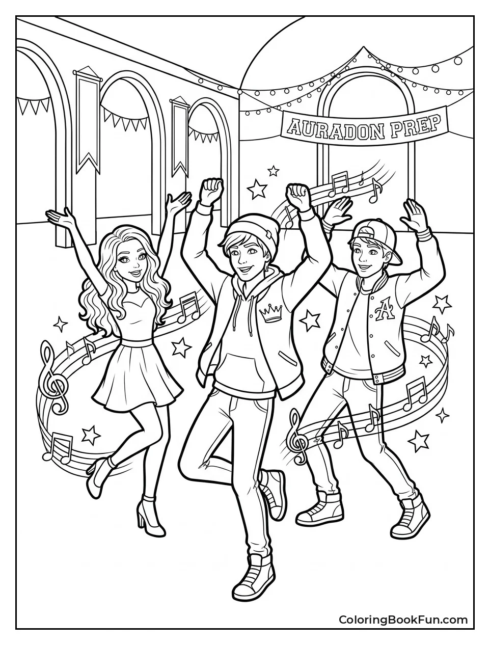 Students Dance at the Party