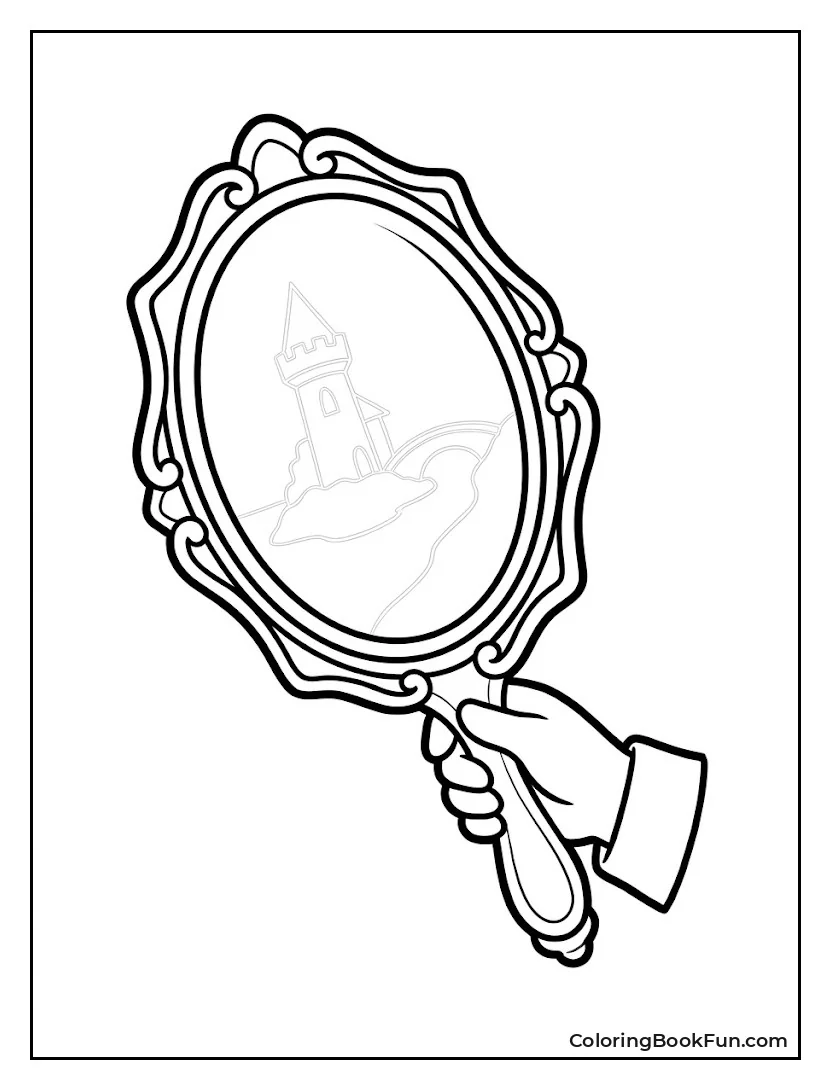Mirror Shows a Faint Vision