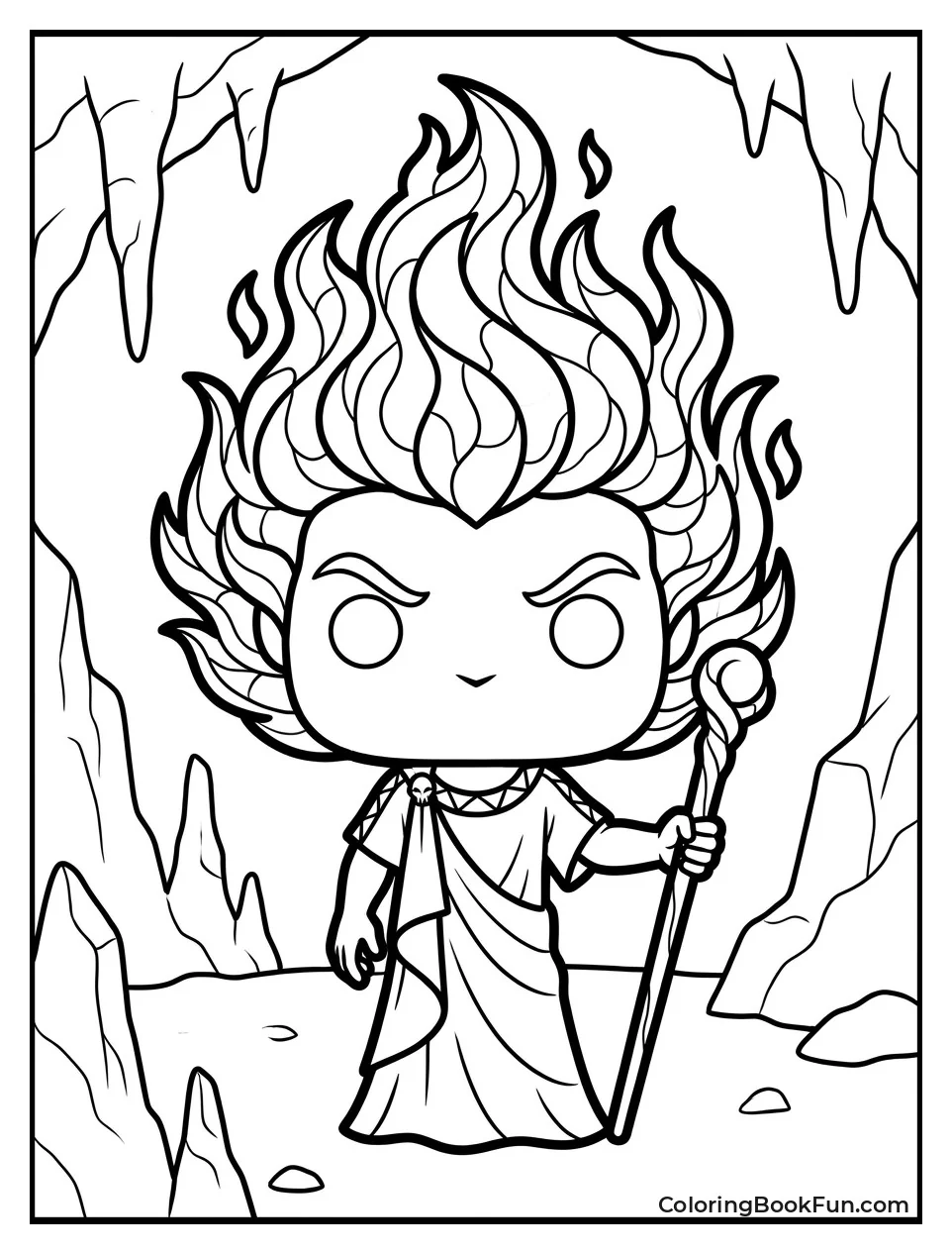 Hades Shows His Blue Flames