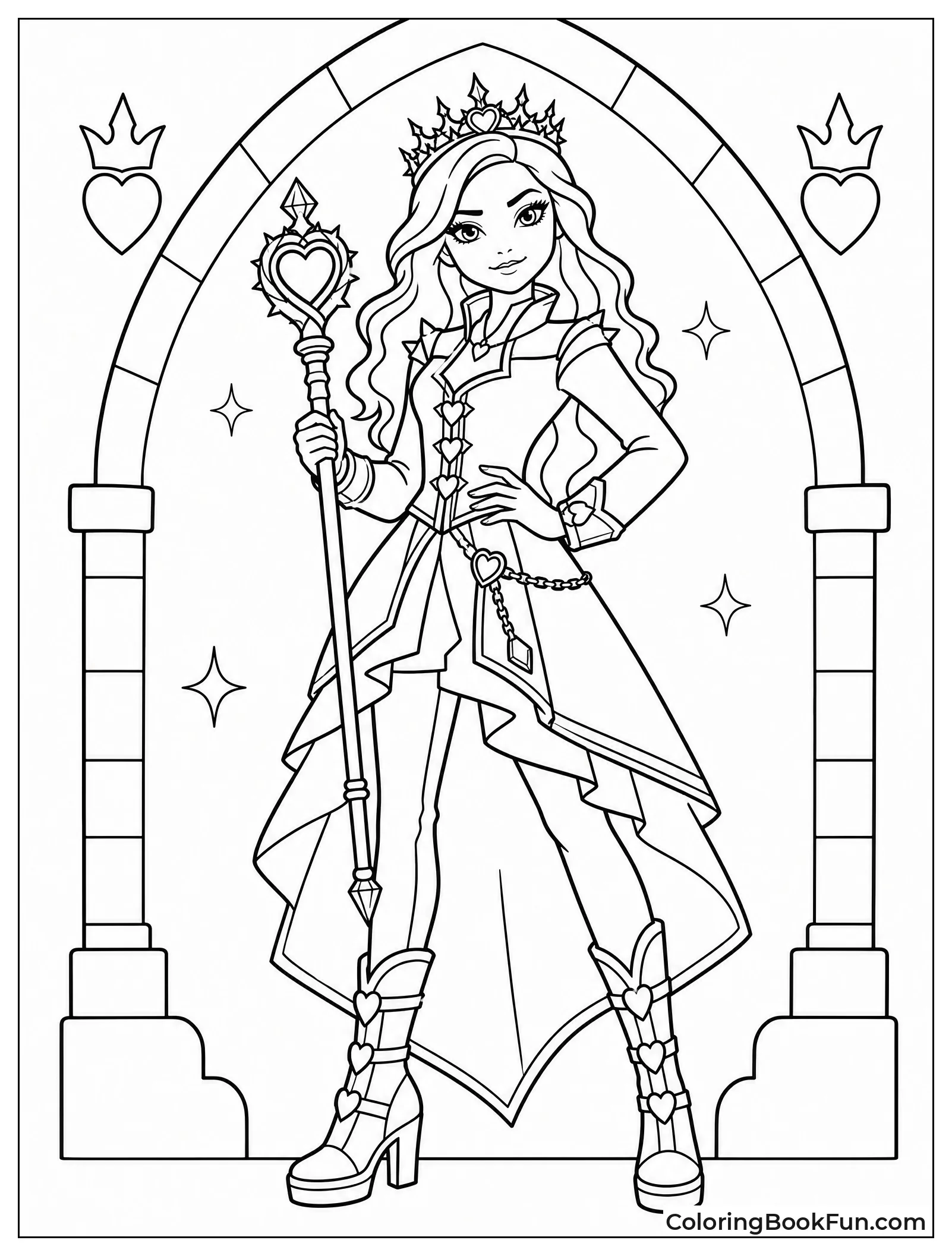 Audrey Holds the Thorn Scepter
