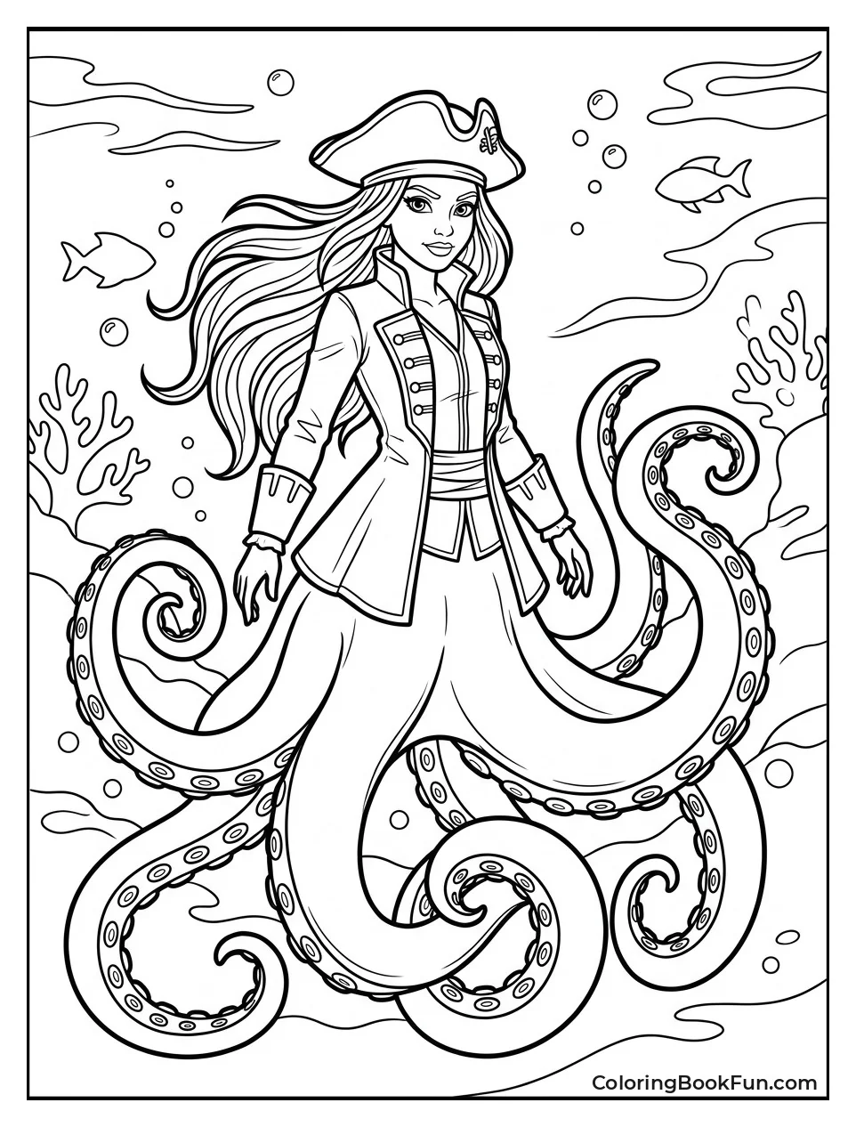 Uma Swirls with Giant Tentacles