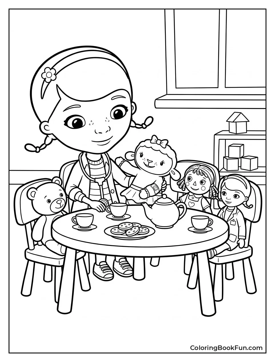 Friends Having Afternoon Tea Party