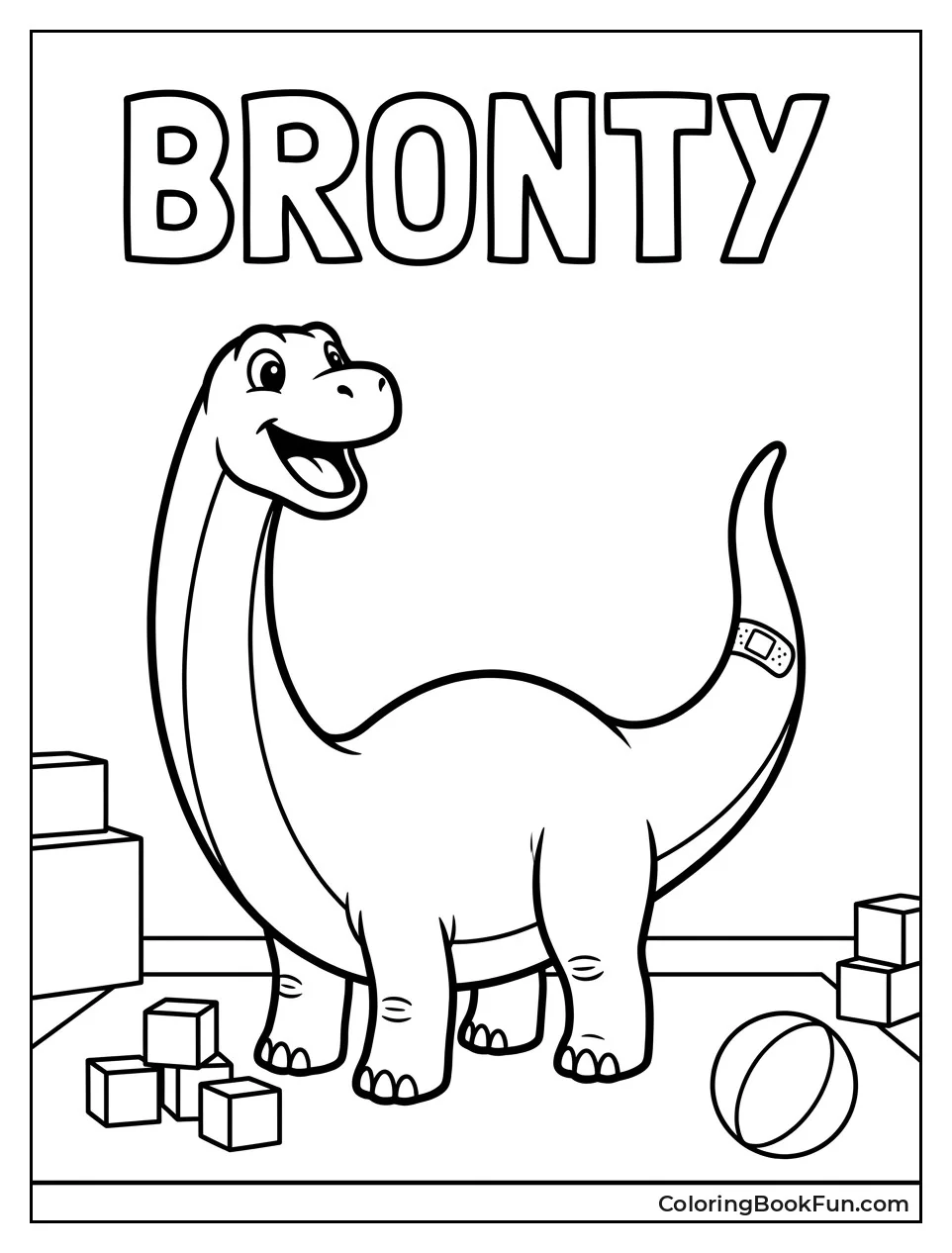 Bronty with Tiny Bandage on Tail