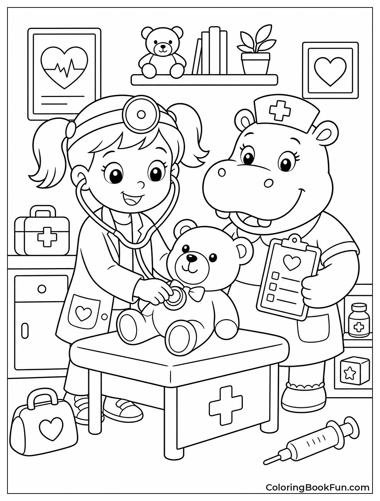 Doc and Hallie Working Together