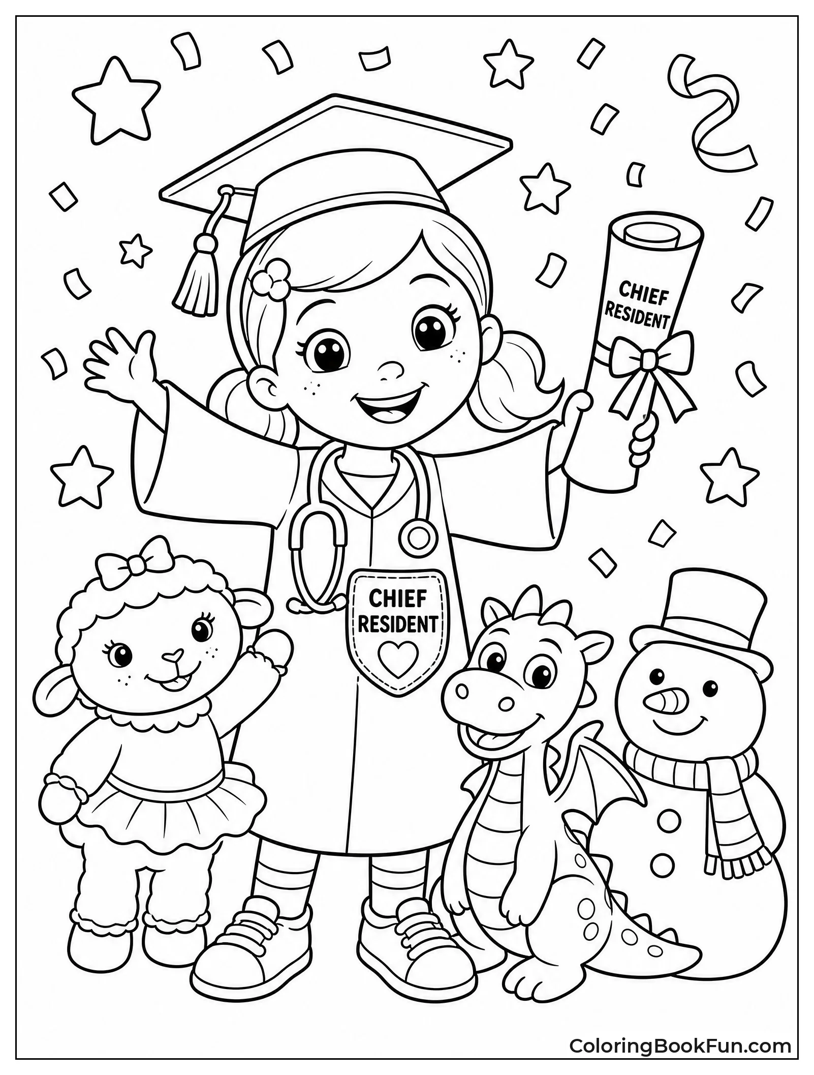 Doc Celebrating Graduation Day