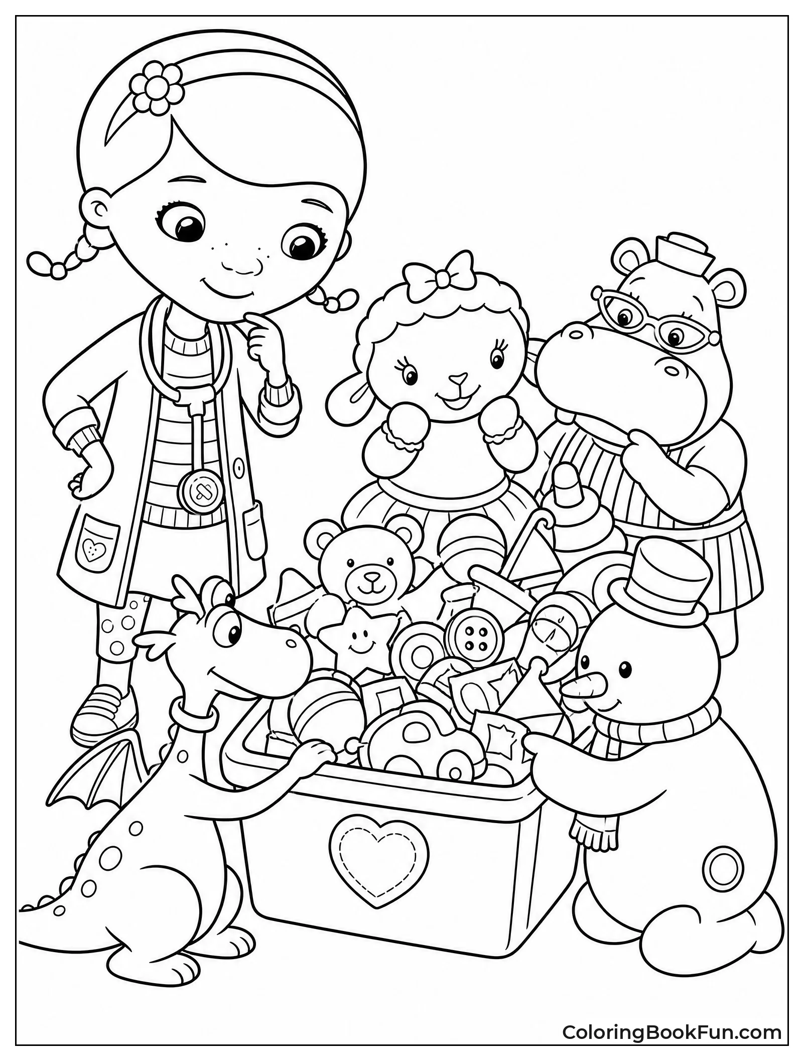 Finding Missing Button in Toy Pile