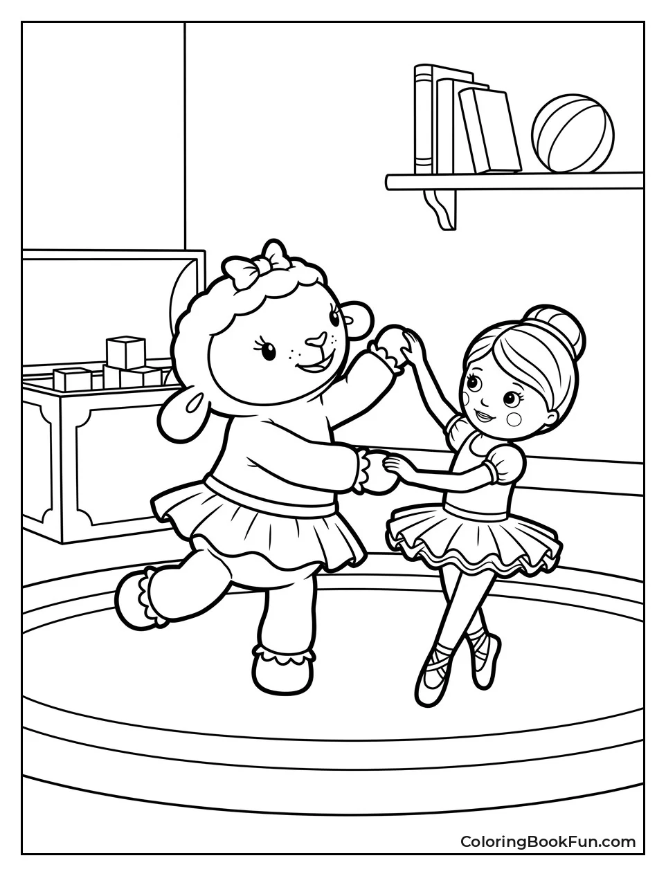 Lambie Dancing with Bella