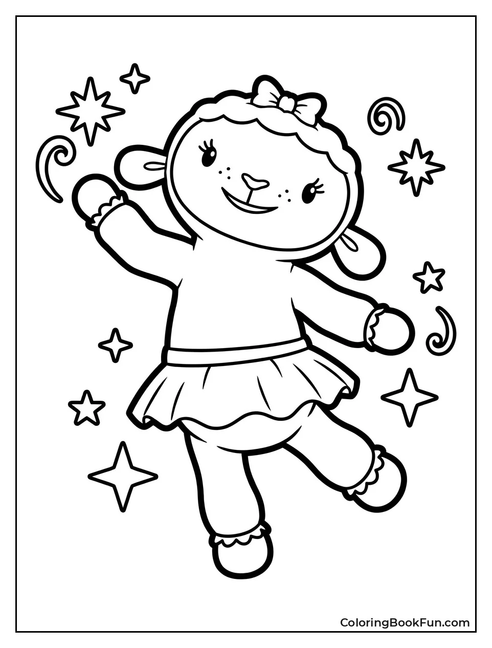 Lambie Performing Graceful Ballet Twirl