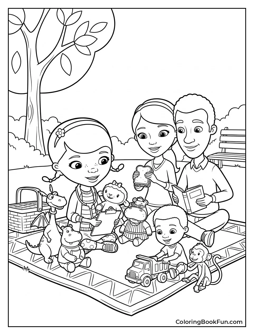Family Picnic in the Park
