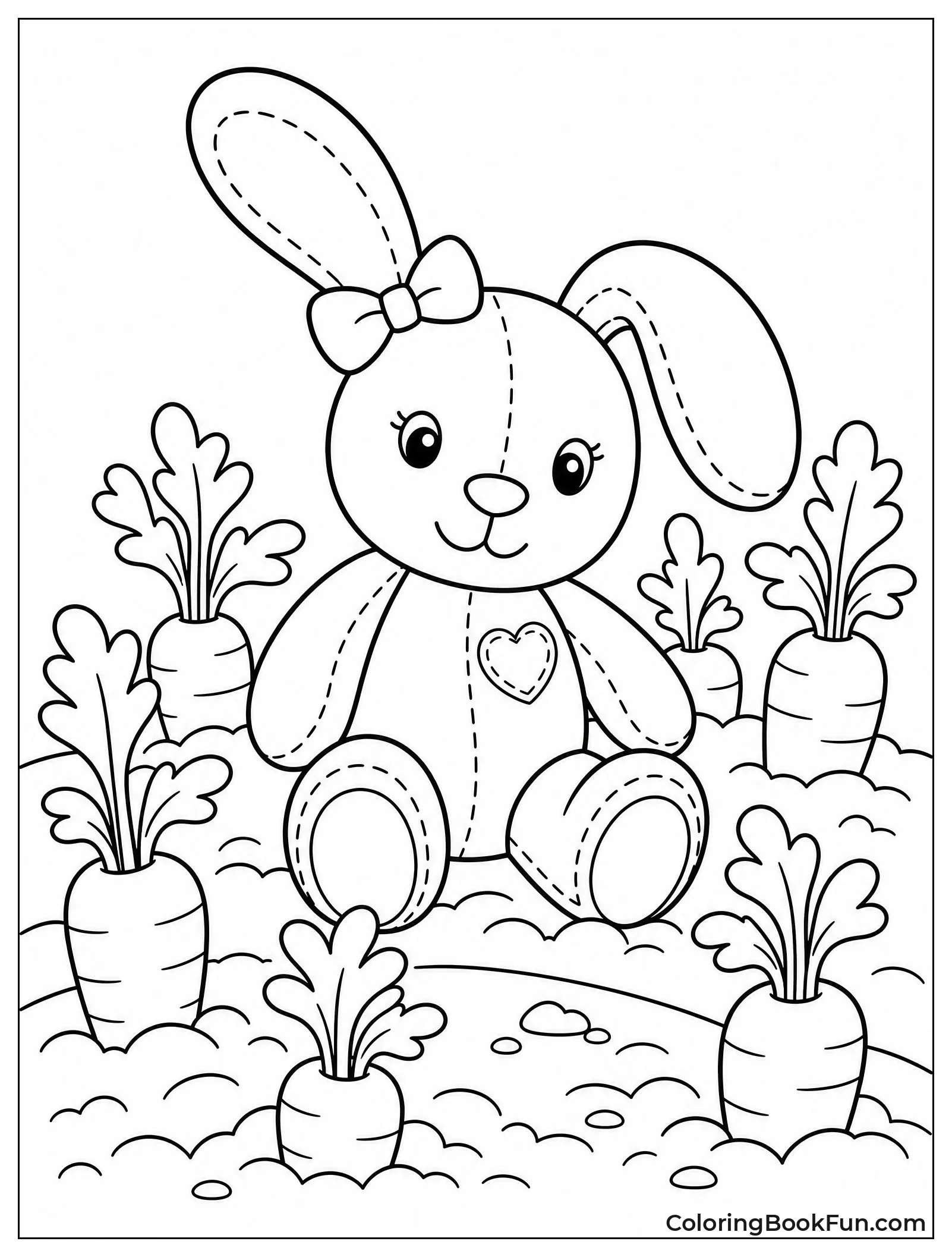 Pickles Sitting Among Garden Carrots