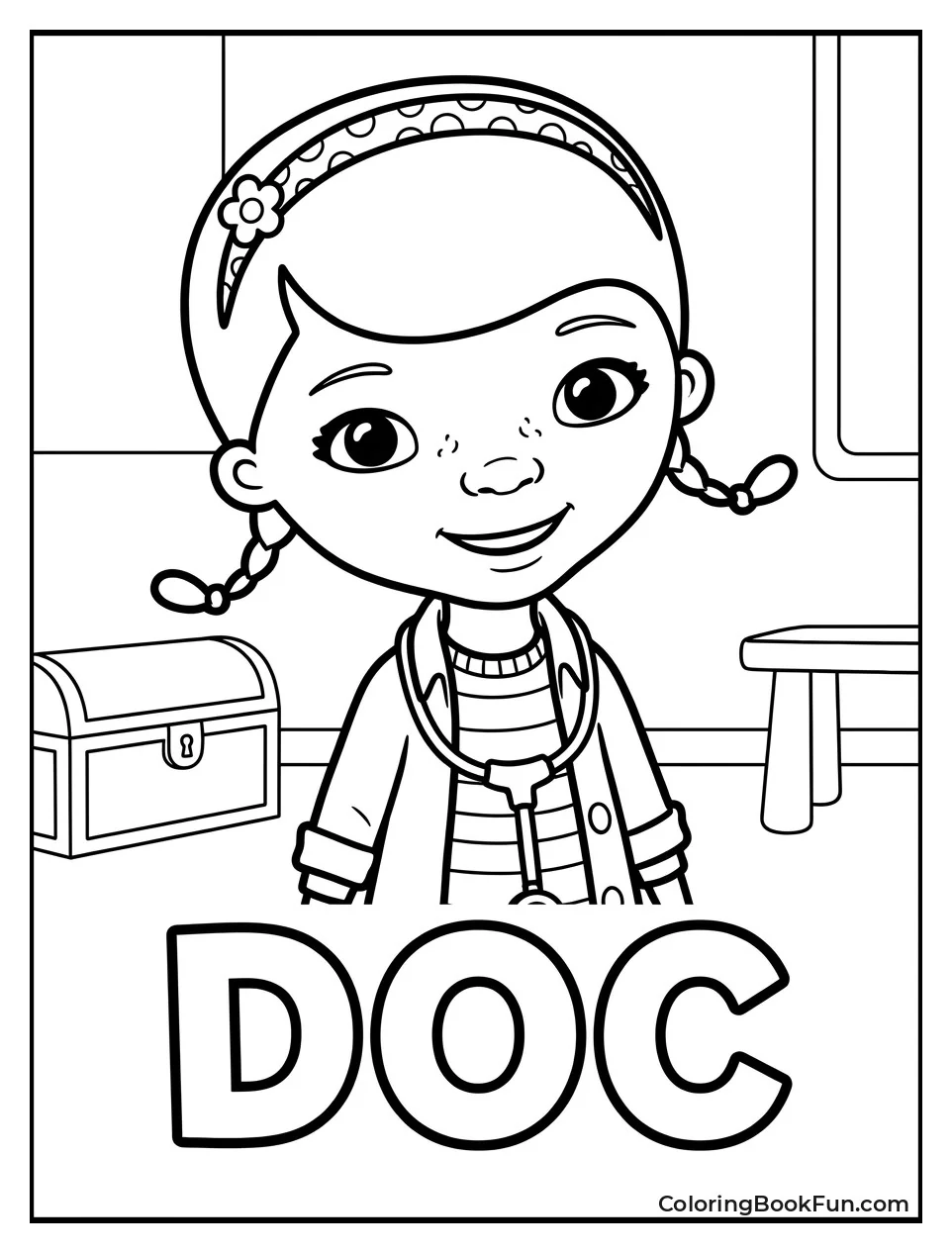 Smiling Portrait of Doc McStuffins