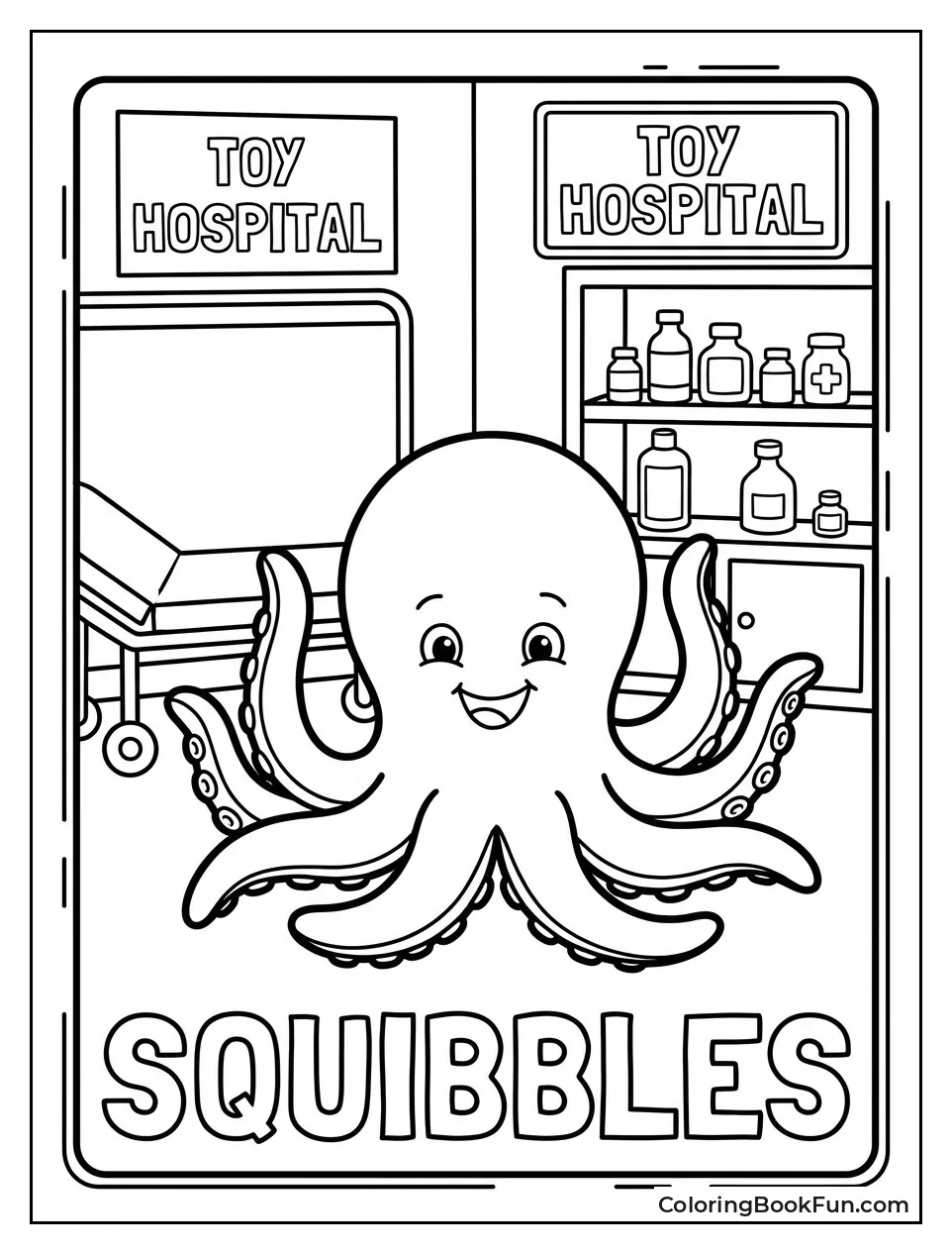 Squibbles Waving Arms Happily