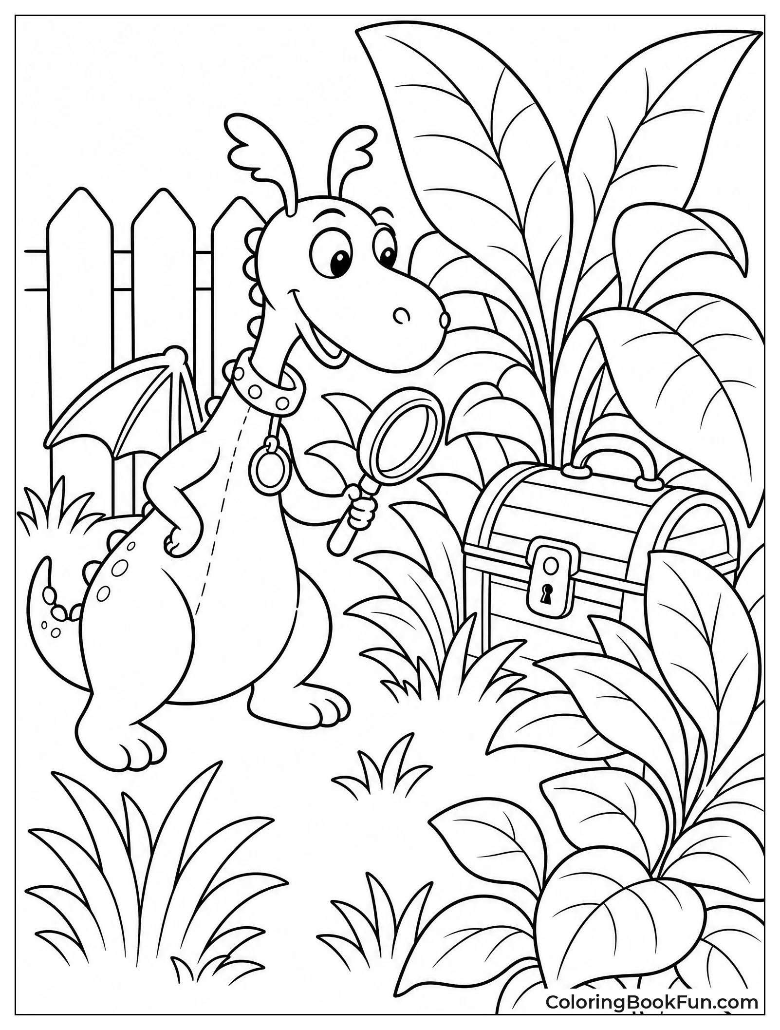 Stuffy Exploring Jungle for Lost Treasure