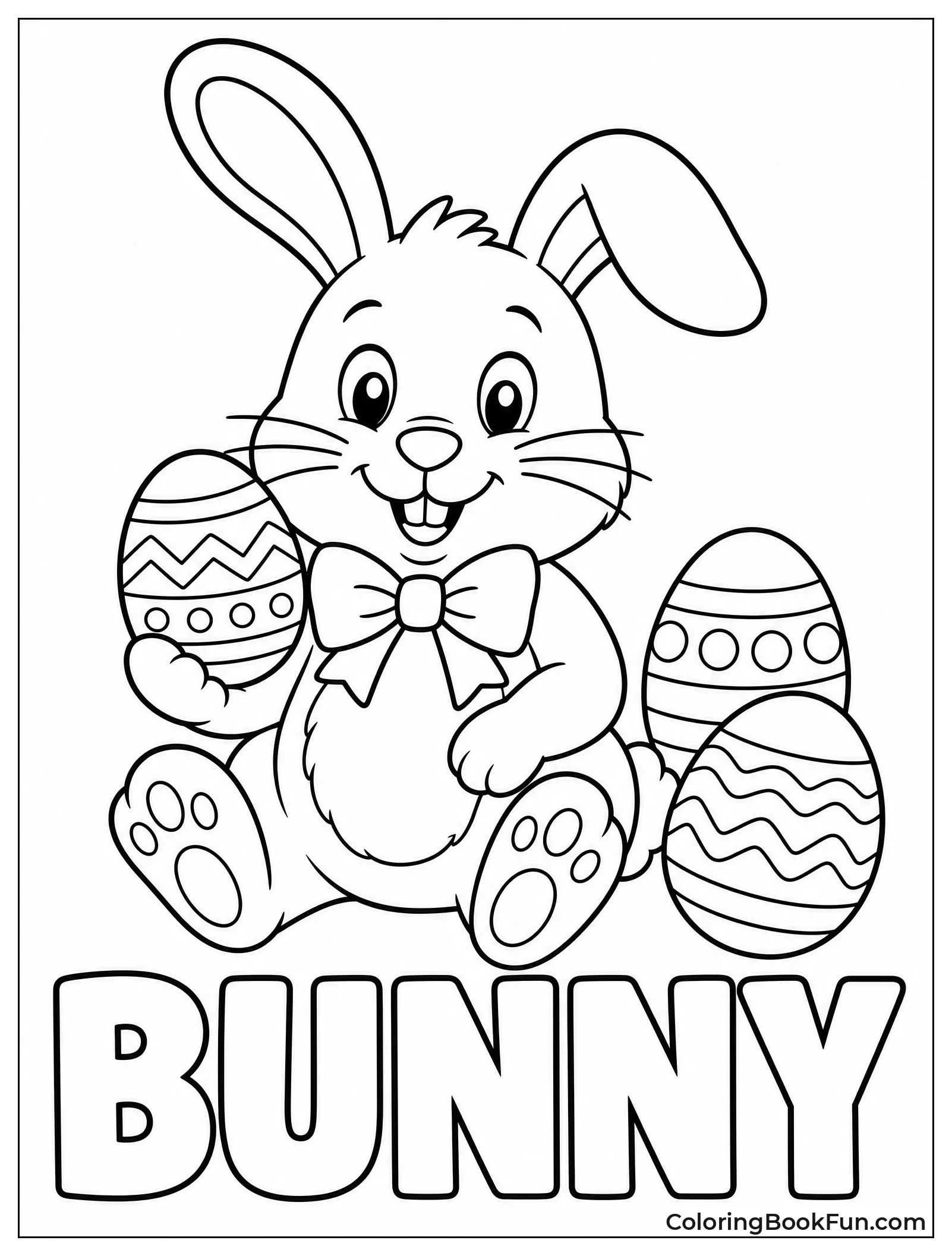 Classic Bunny with Big Bow