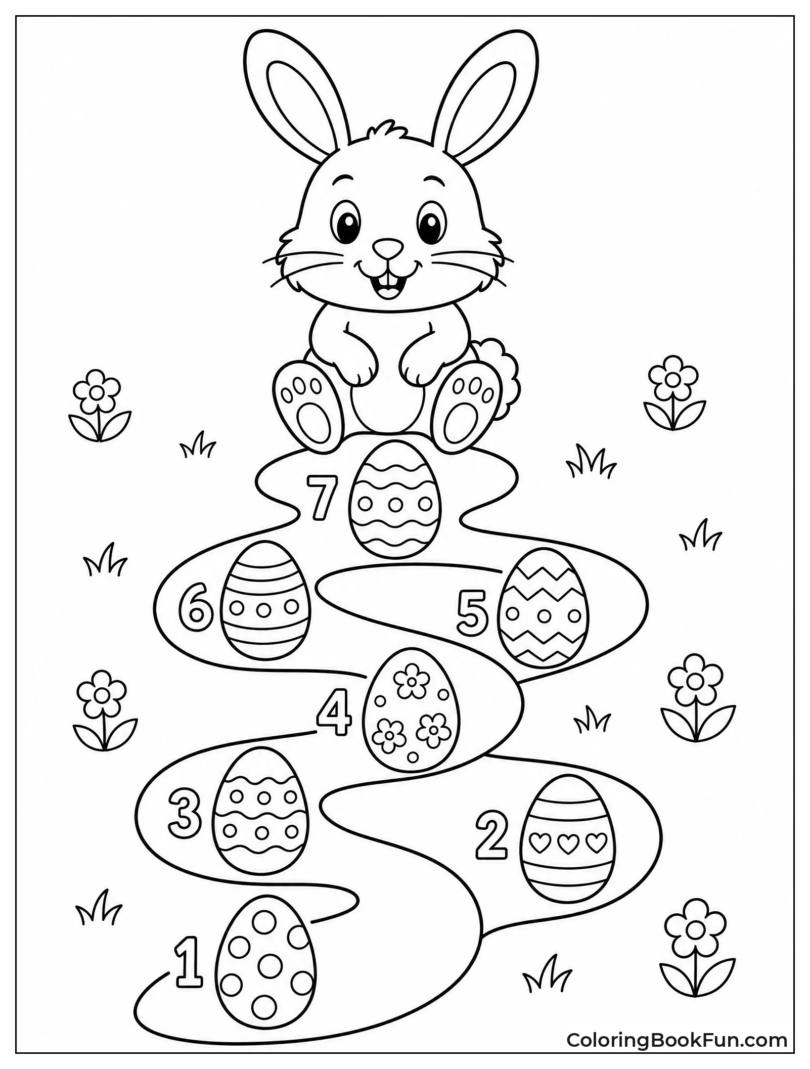 Grid of Eggs for Countdown
