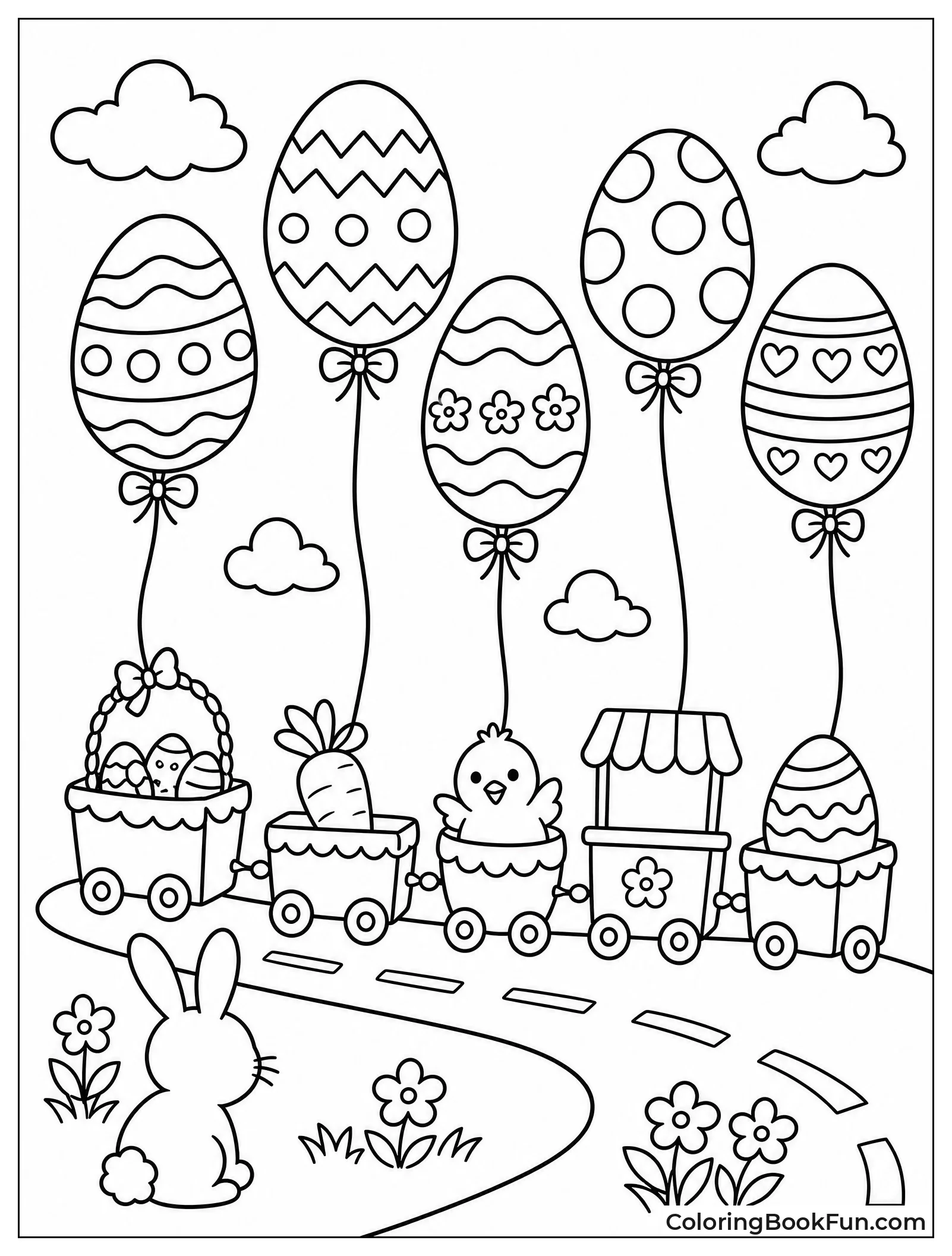 Eggs Float on Balloons