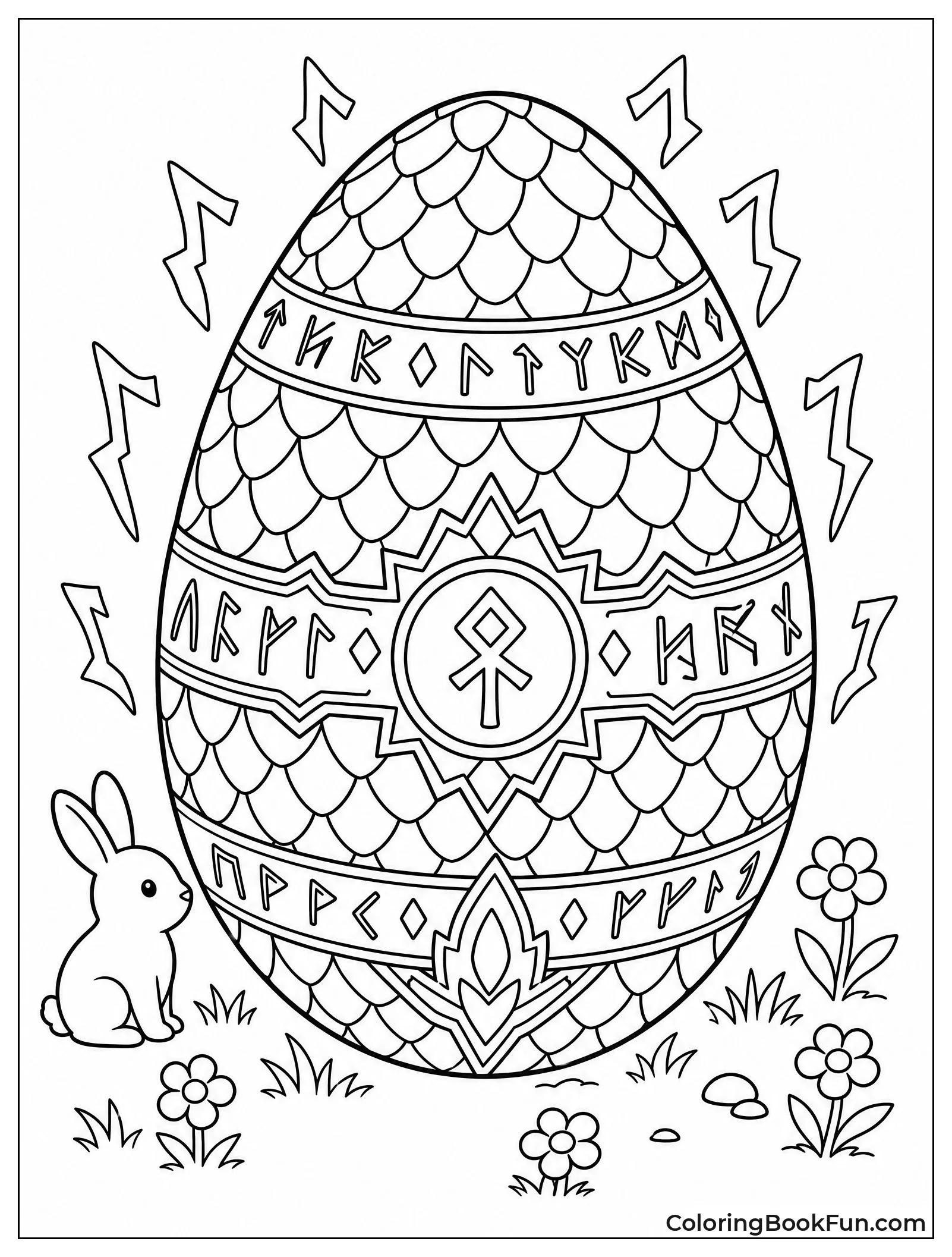 Egg Covered in Dragon Scales