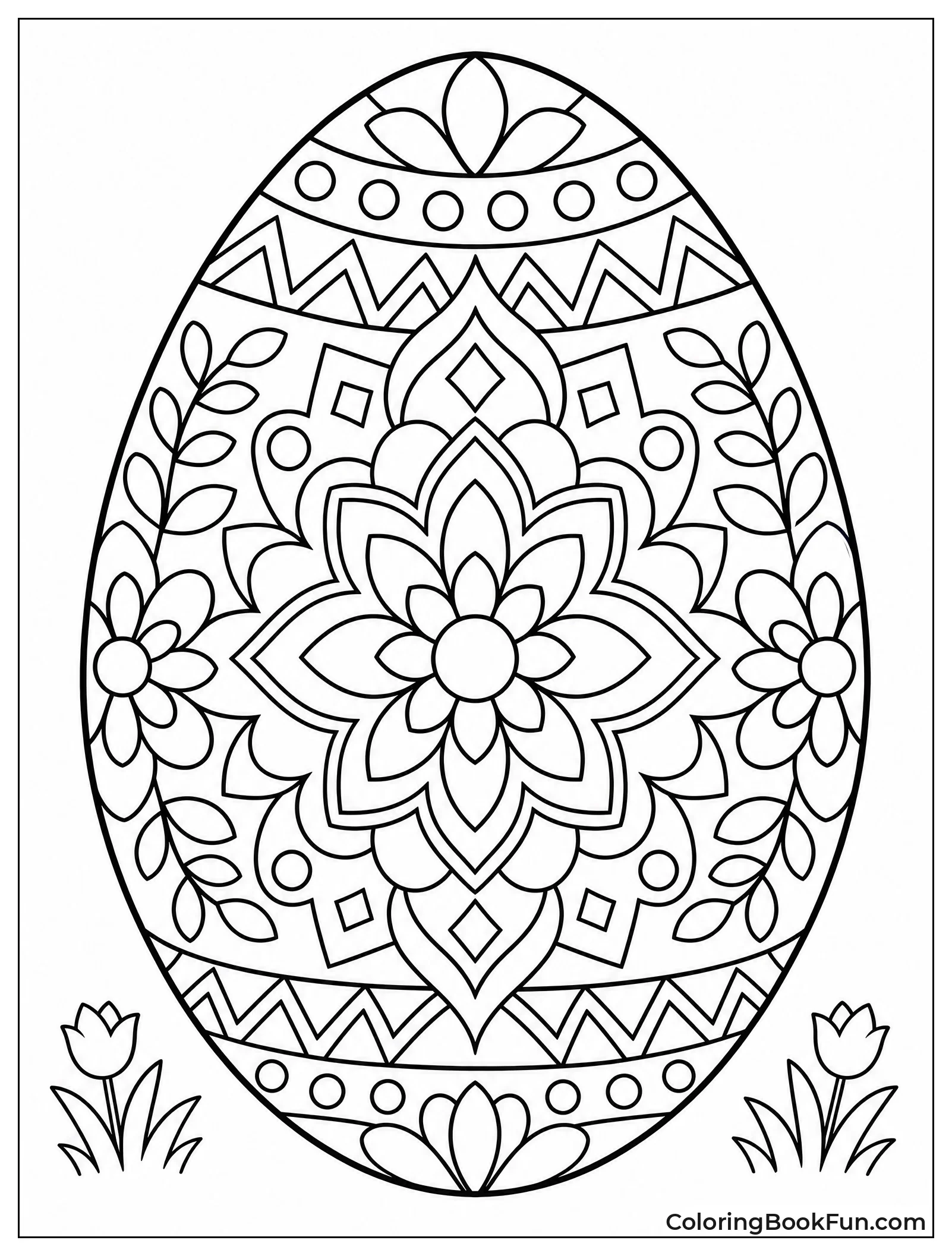 Egg Filled with Mandala