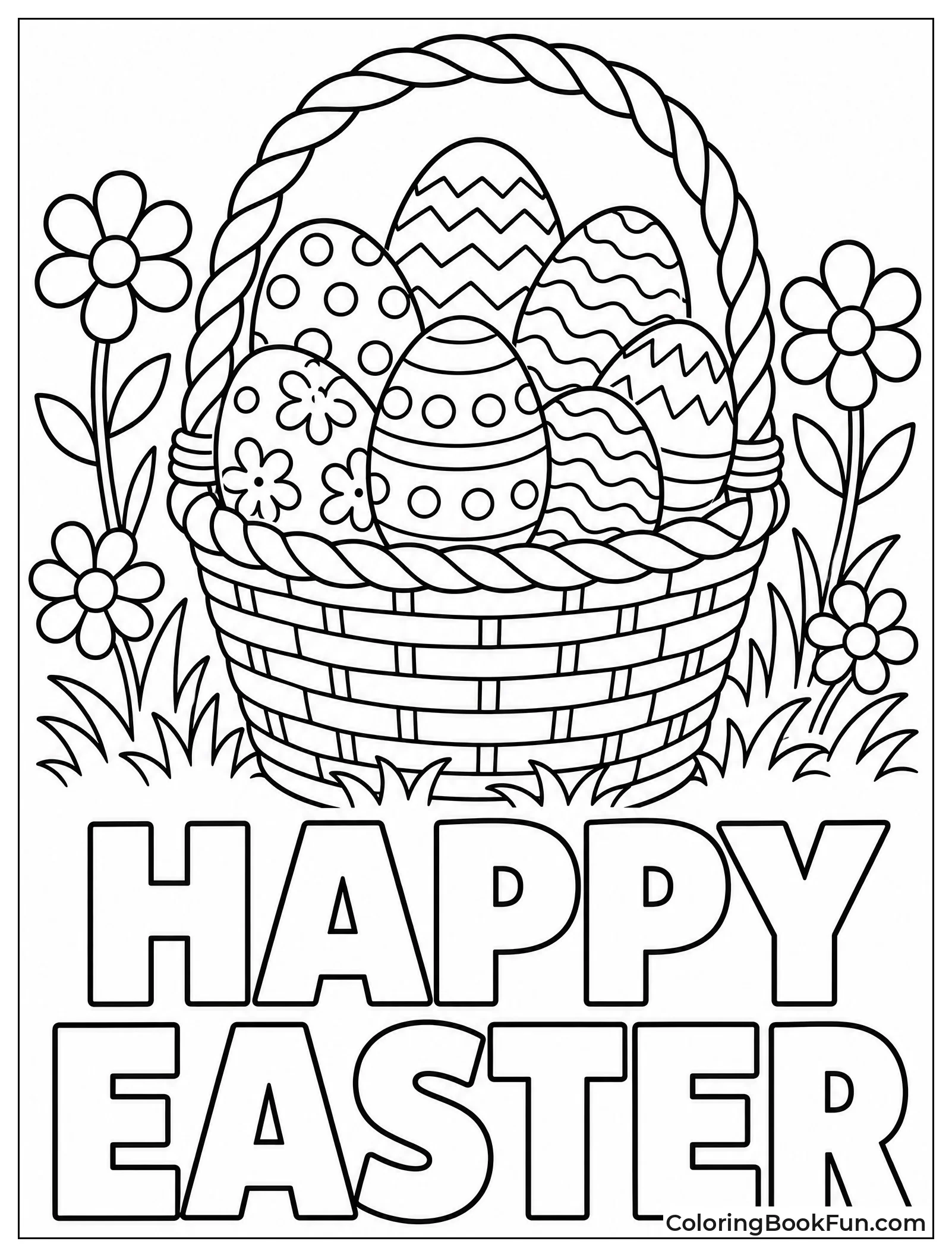 Basket Brims with Eggs