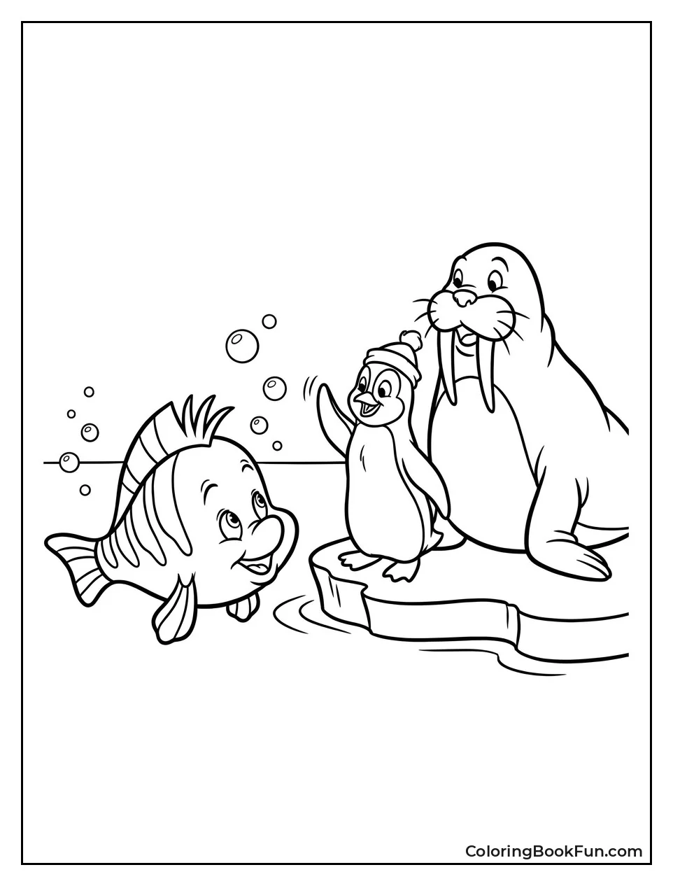 Flounder Meeting Tip and Dash