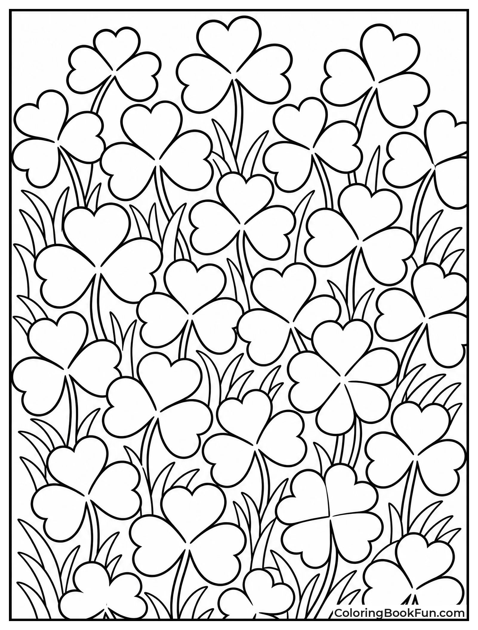 One Hidden Clover in a Big Field